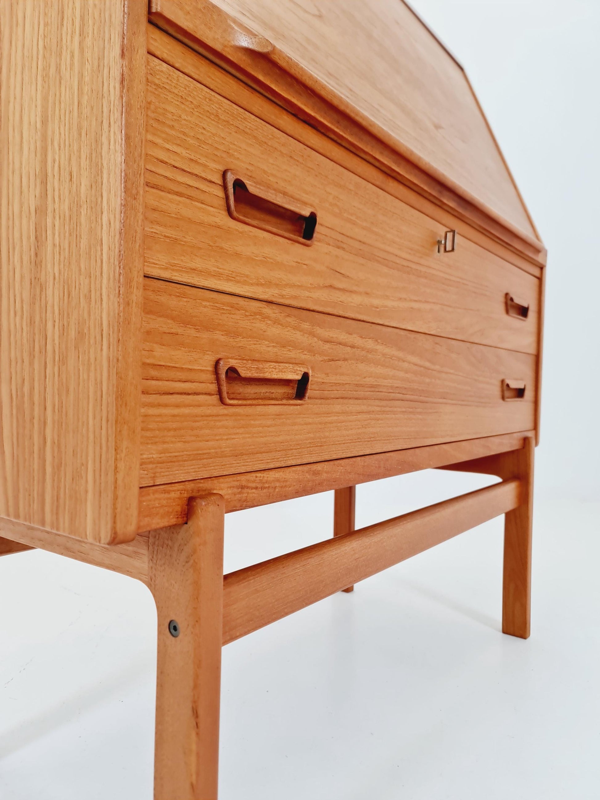Rare Midcentury Danish vintage teak secretary,By Arne Wahl Iversen, 1960s