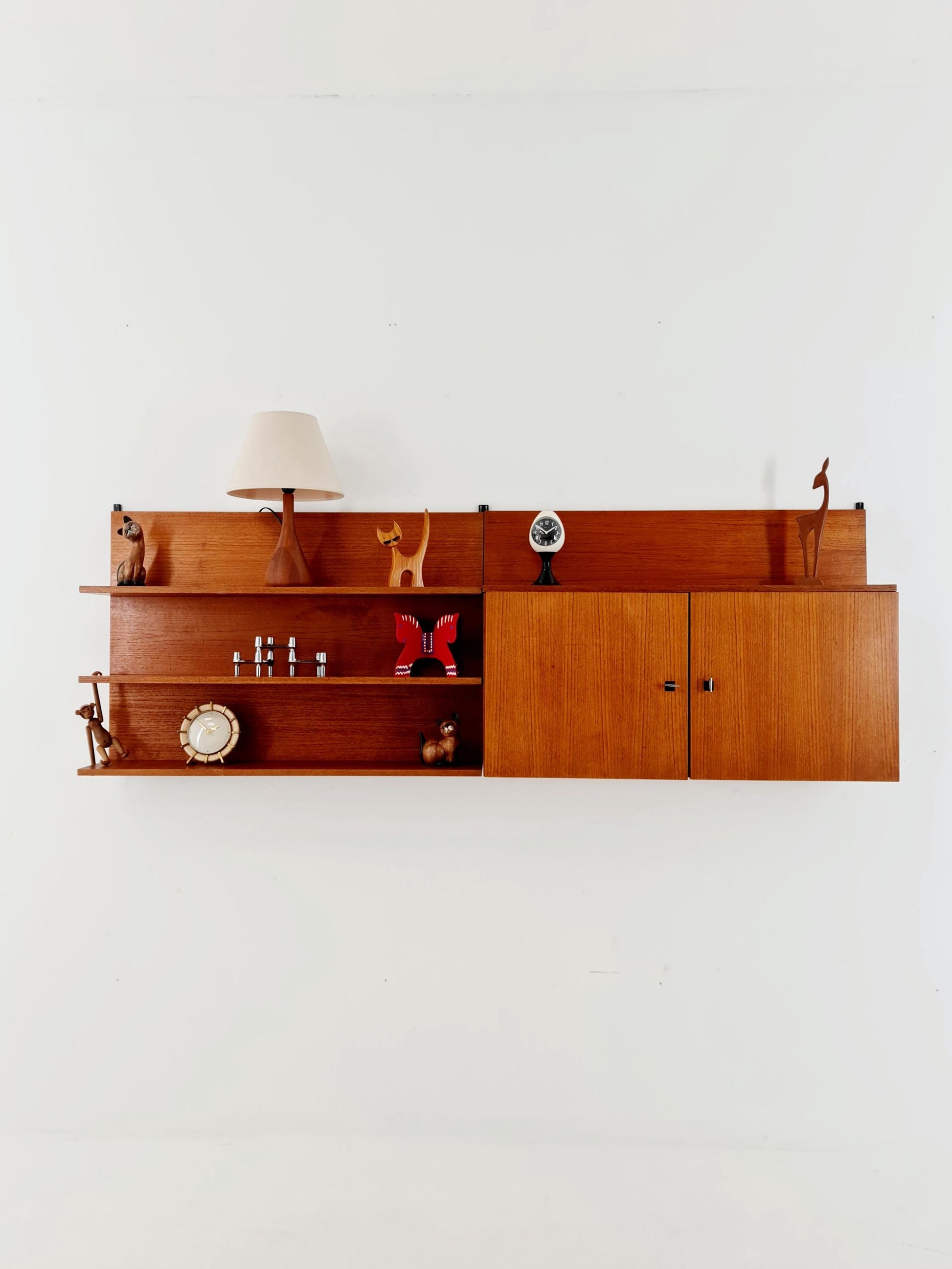 German shelf-system by Mustring West Germany Teak , 1950s