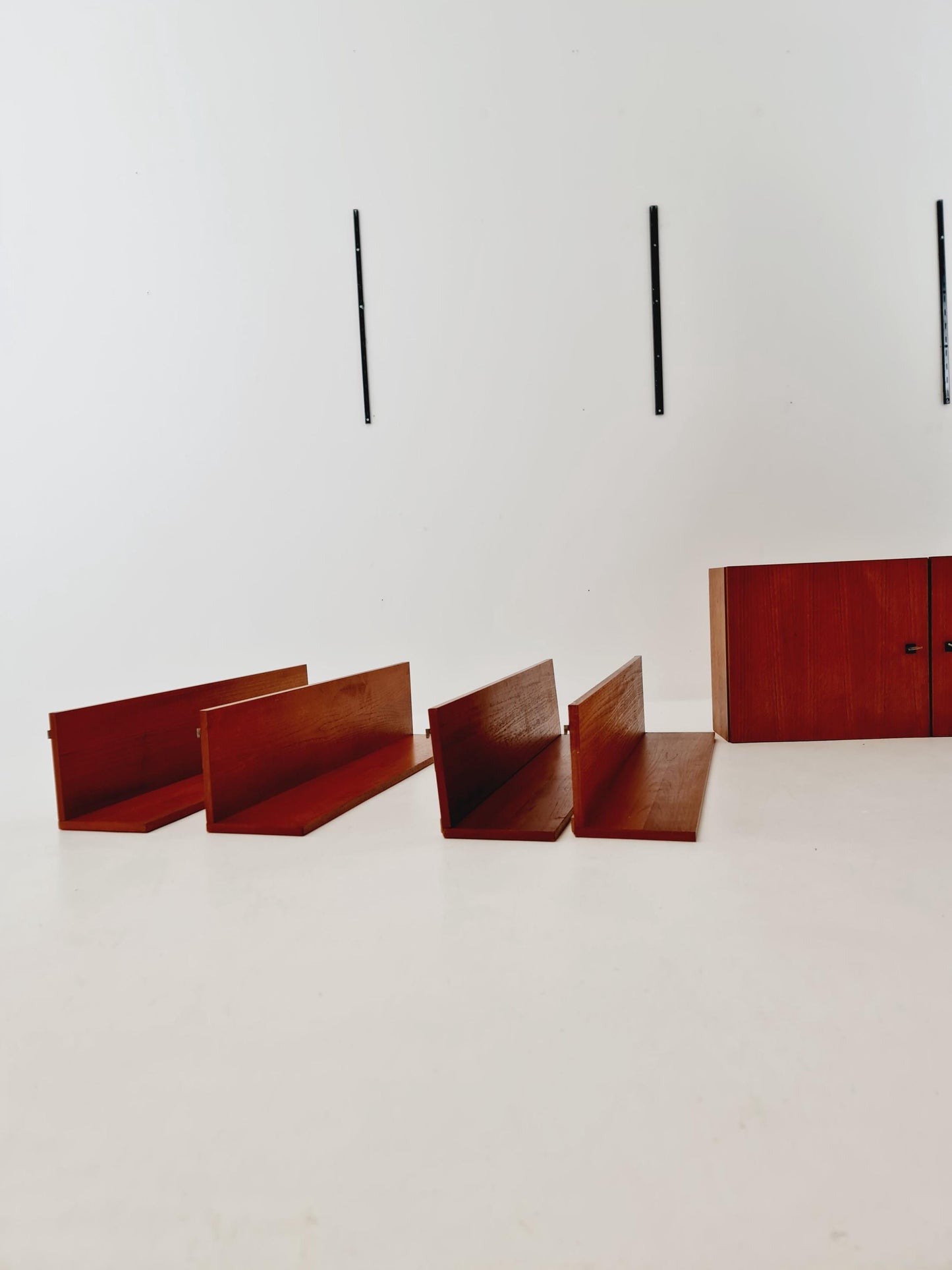 German shelf-system by Mustring West Germany Teak , 1950s