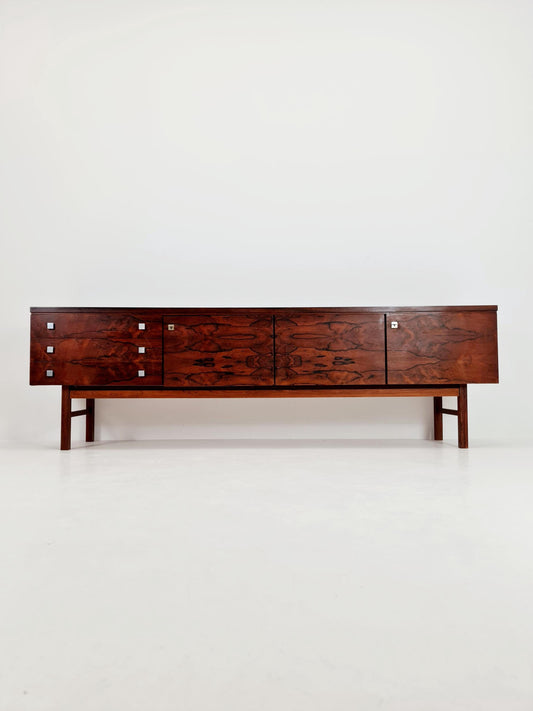 Rare Mid Century Modern German Rosewwod Sideboard, 1960s