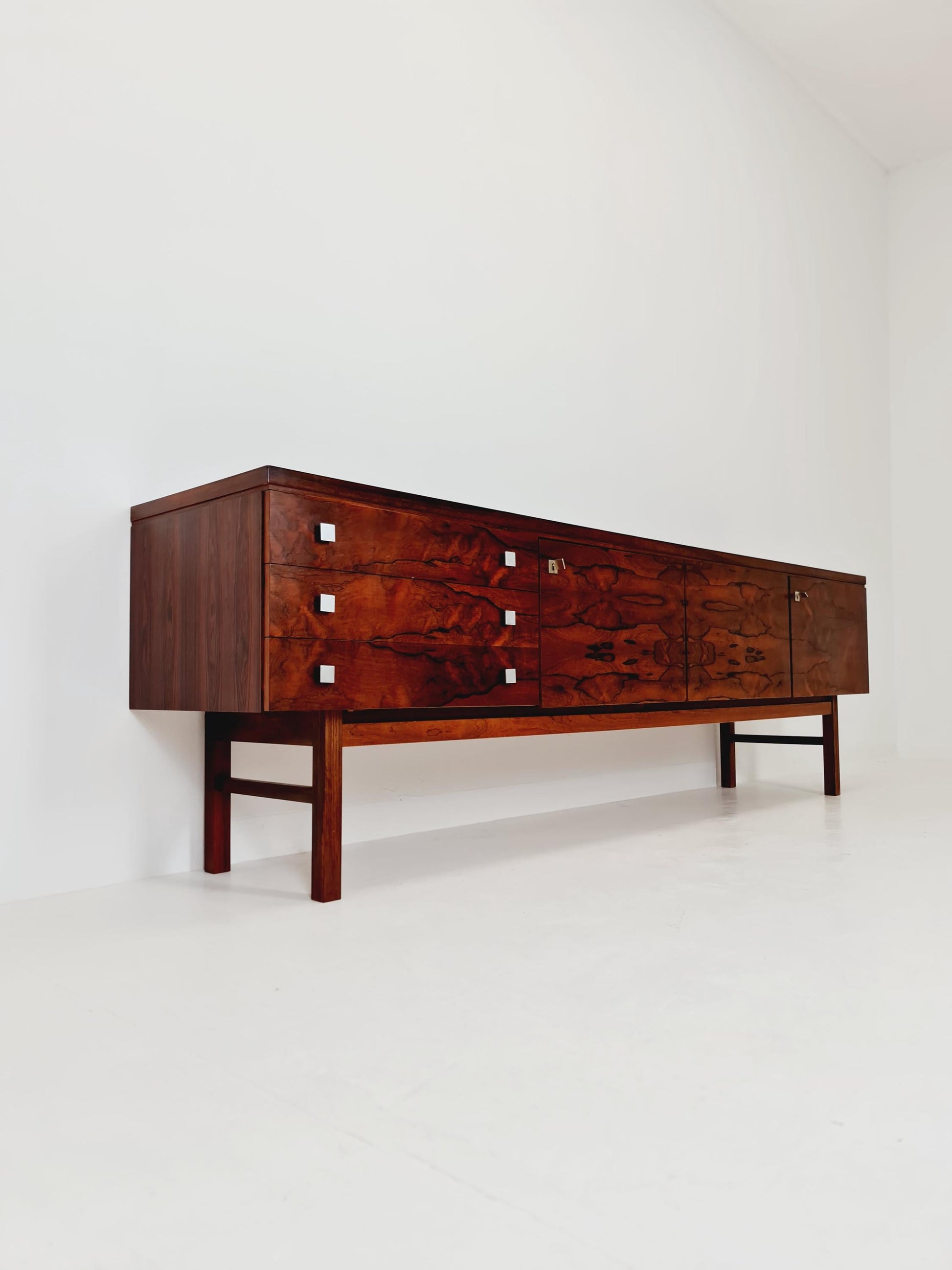 Rare Mid Century Modern German Rosewwod Sideboard, 1960s