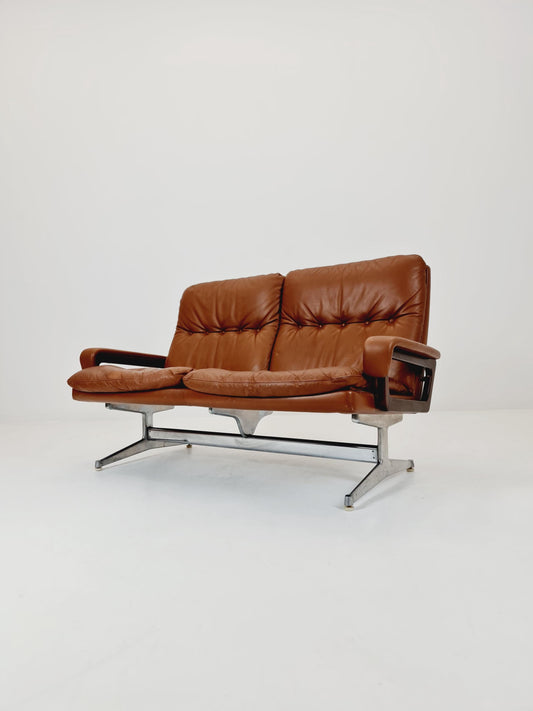Midcentury sofa King by Andre Vanenbrouck for strässle Switzerland ,1970s