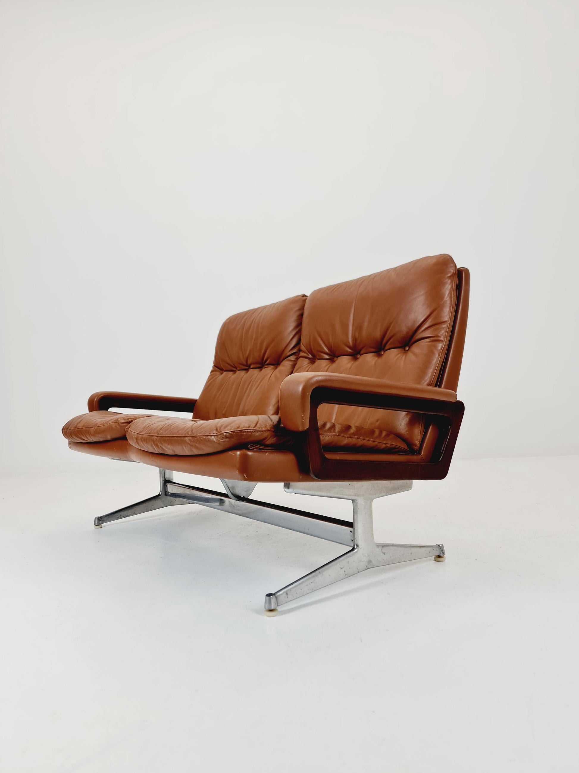 Midcentury sofa King by Andre Vanenbrouck for strässle Switzerland ,1970s