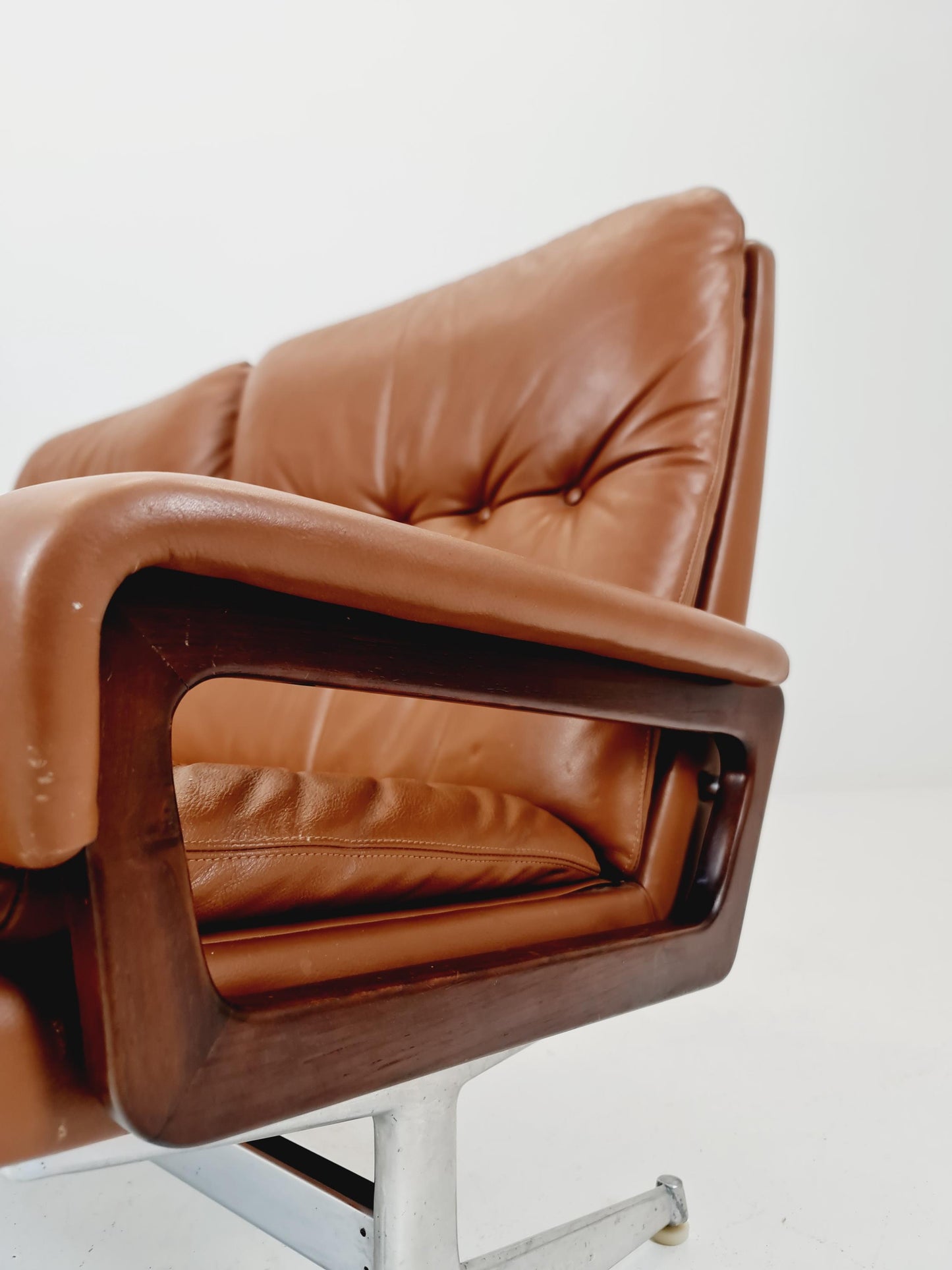 Midcentury sofa King by Andre Vanenbrouck for strässle Switzerland ,1970s