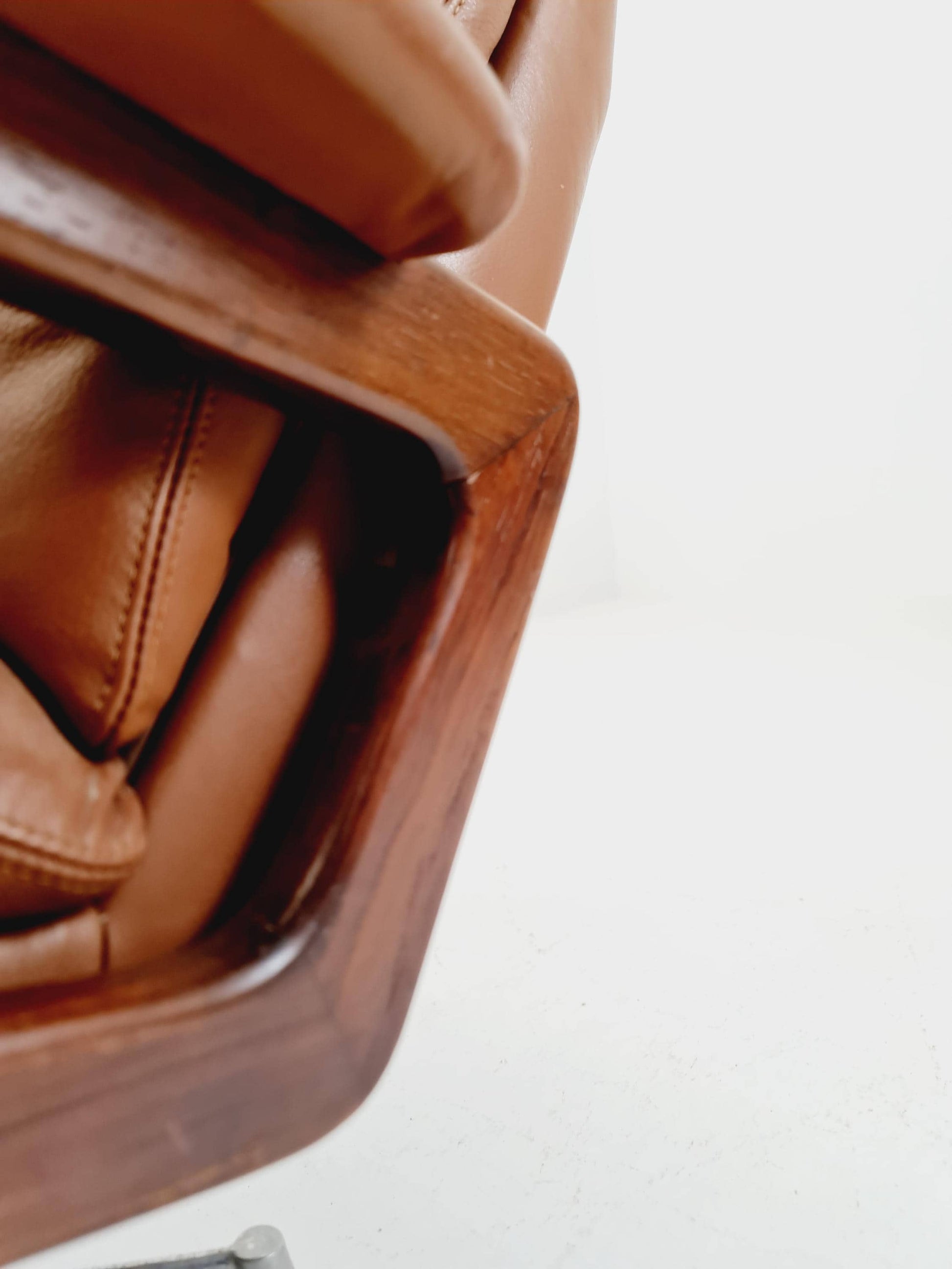 Midcentury Loungechair + ottoman by Andre Vanenbrouck for strässle Switzerland , 1970s