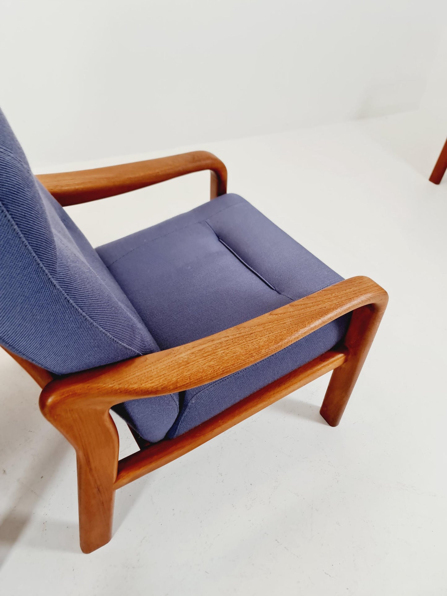 Mid century teak easy lounge chairs by Arne Wahl Iversen for Komfort , 1960s set of 2