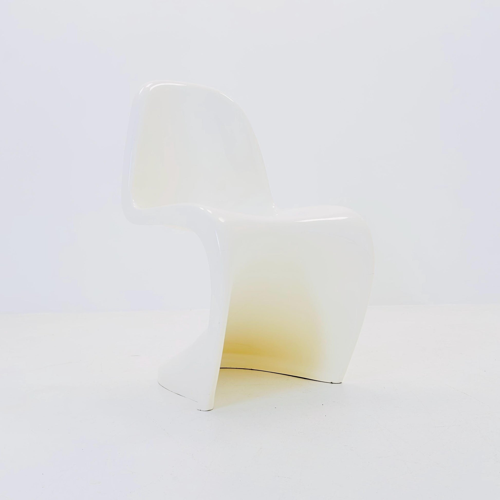 RARE Edition White Panton Chair by Verner Panton for Herman Miller, 1968 | Iconic Space-Age Design fiberglass