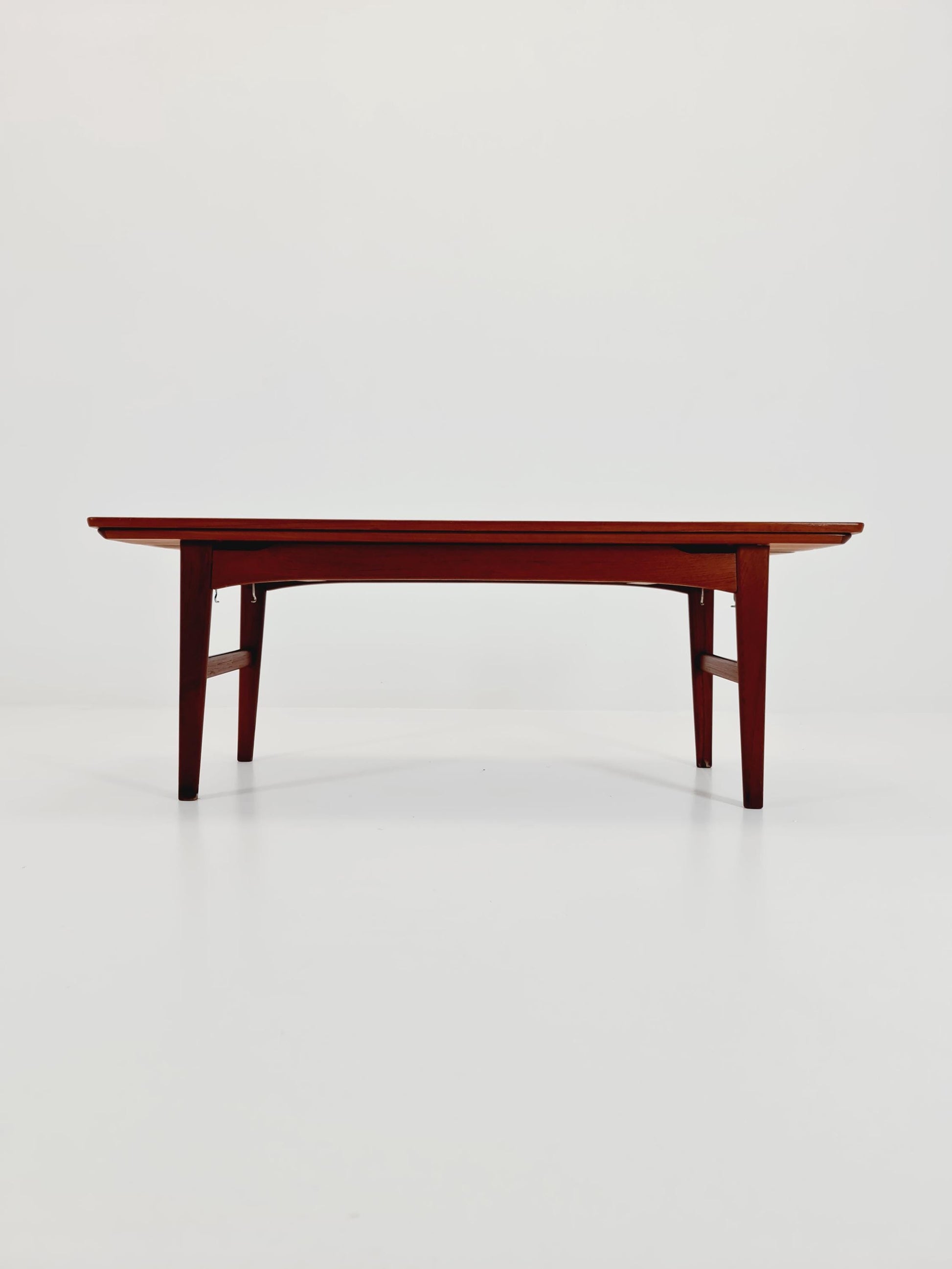 Danish Teak Coffee Table /Dining Table Elvator by Niles Bach for Randers , 1960s