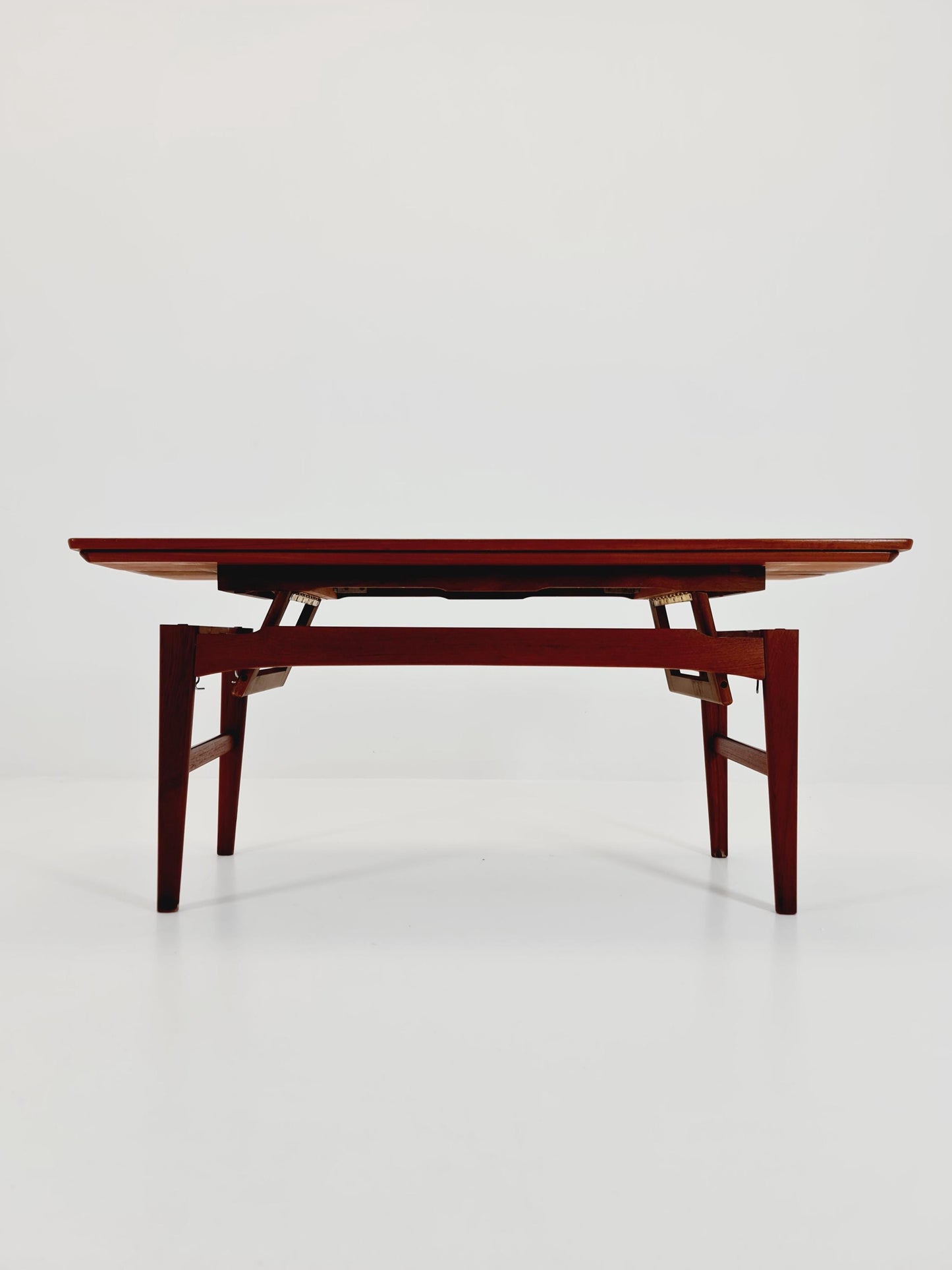 Danish Teak Coffee Table /Dining Table Elvator by Niles Bach for Randers , 1960s