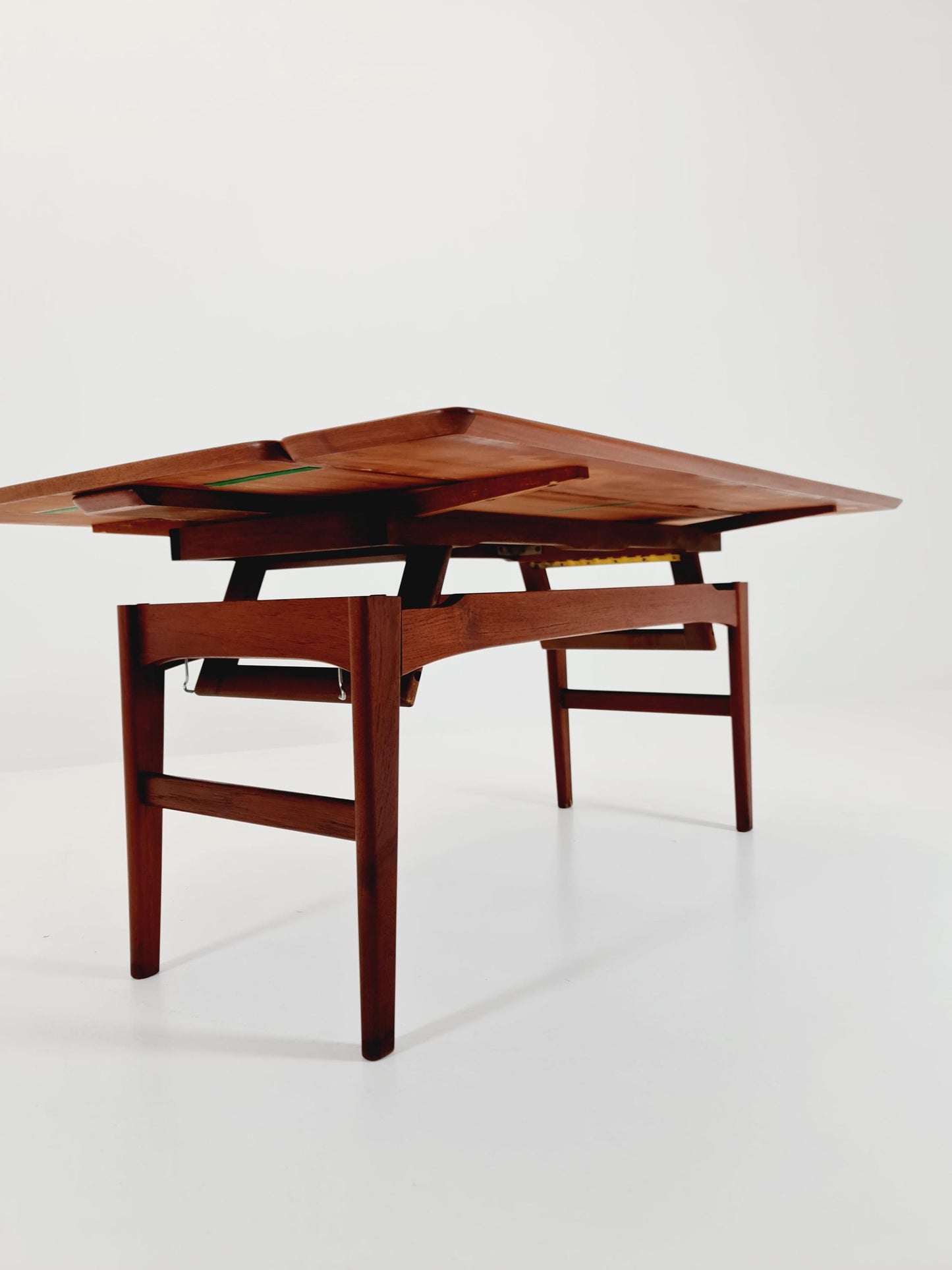 Danish Teak Coffee Table /Dining Table Elvator by Niles Bach for Randers , 1960s