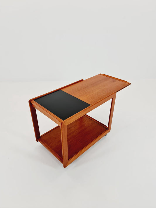 Vintage mid century danish trolley in teak/ bar cart By SIKA Mobler , 1960s
