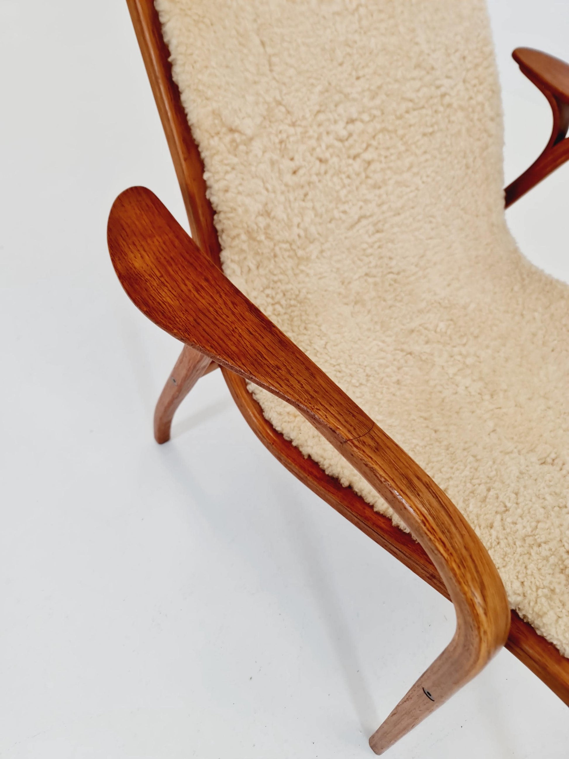 Mid century Lamino Armchair and foot stool By Yngve Ekstöm For Swedese 1960