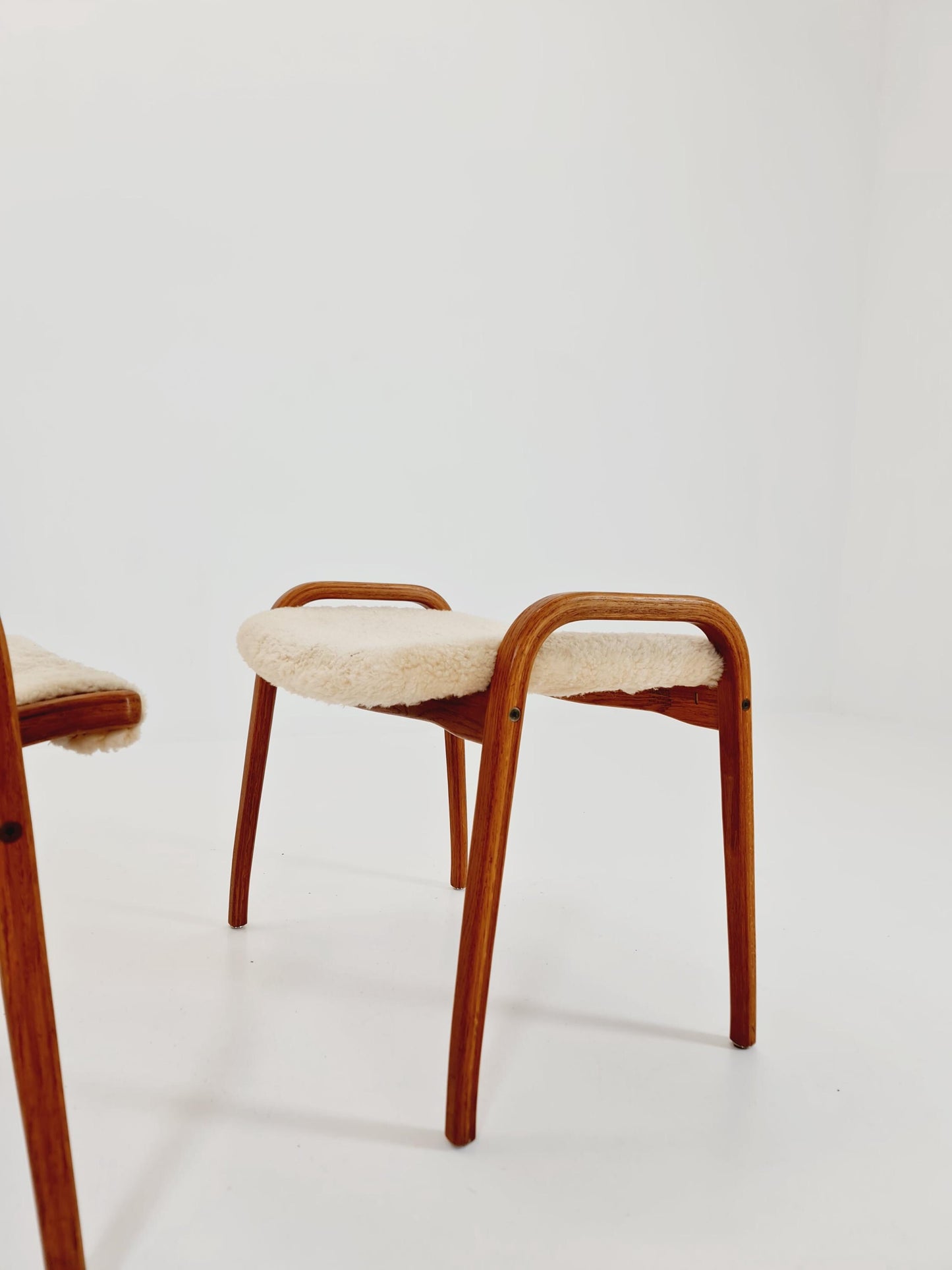 Mid century Lamino Armchair and foot stool By Yngve Ekstöm For Swedese 1960