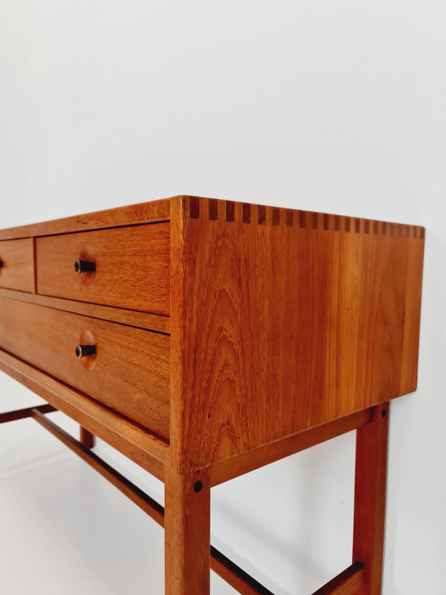 Rare Mid century Dansih Teak Sideboard /chest of Drawers by Nils Jonsson for Trodes , 1960s