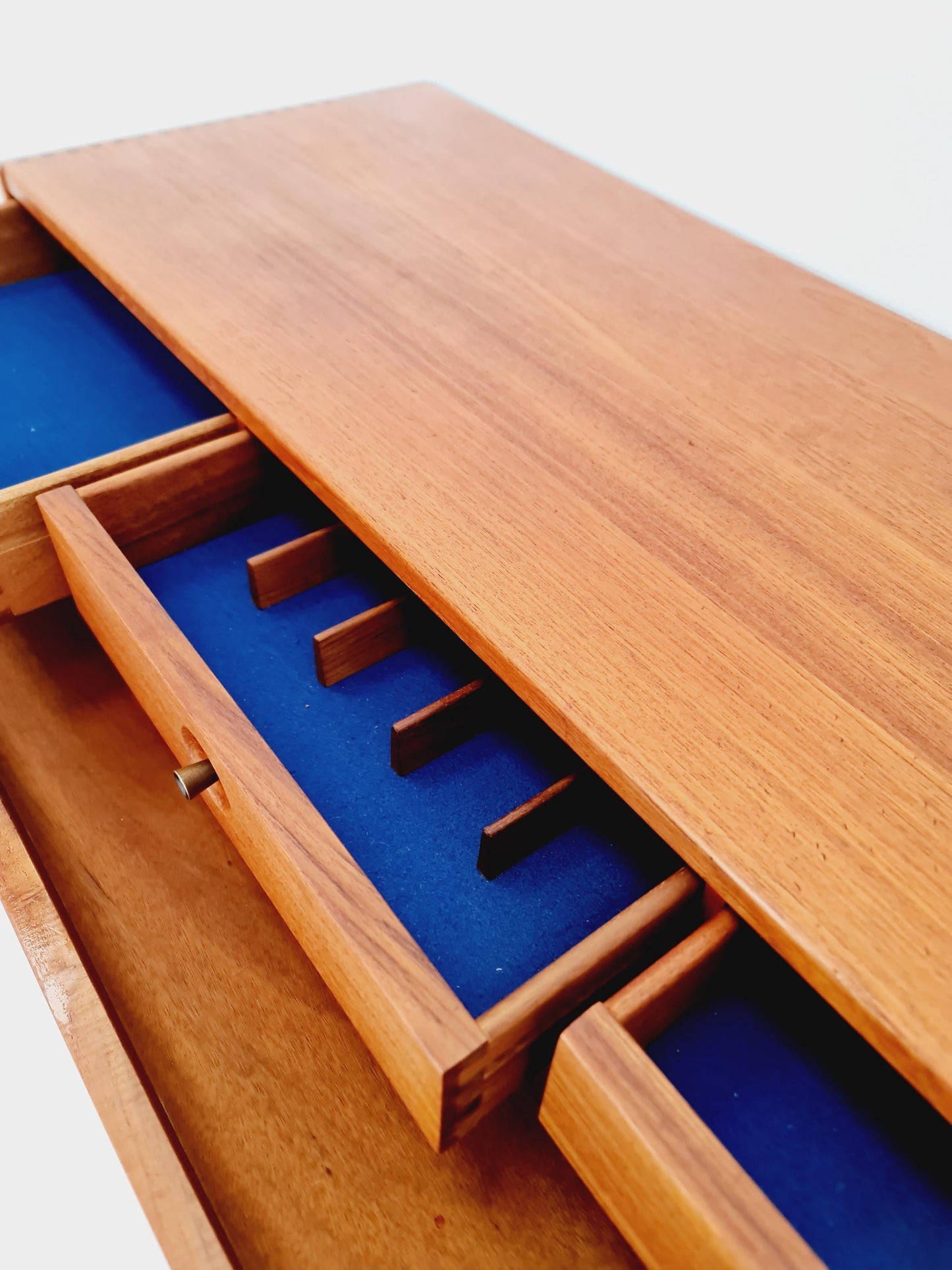 Rare Mid century Dansih Teak Sideboard /chest of Drawers by Nils Jonsson for Trodes , 1960s