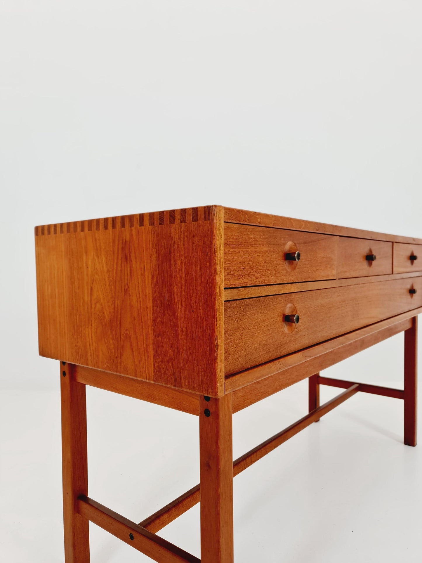 Rare Mid century Dansih Teak Sideboard /chest of Drawers by Nils Jonsson for Trodes , 1960s