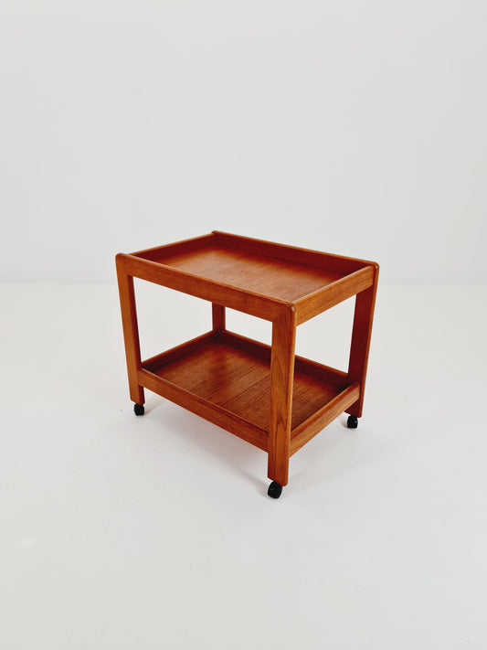 Vintage mid century danish trolley in teak/ bar cart By SIKA Mobler , 1960s