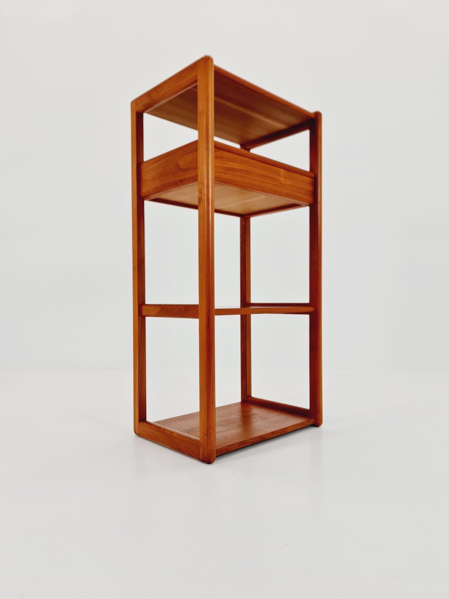Danish freestanding solid teak vintage bookshelf / book case teak by Aksel Kjersgaard , 1970s