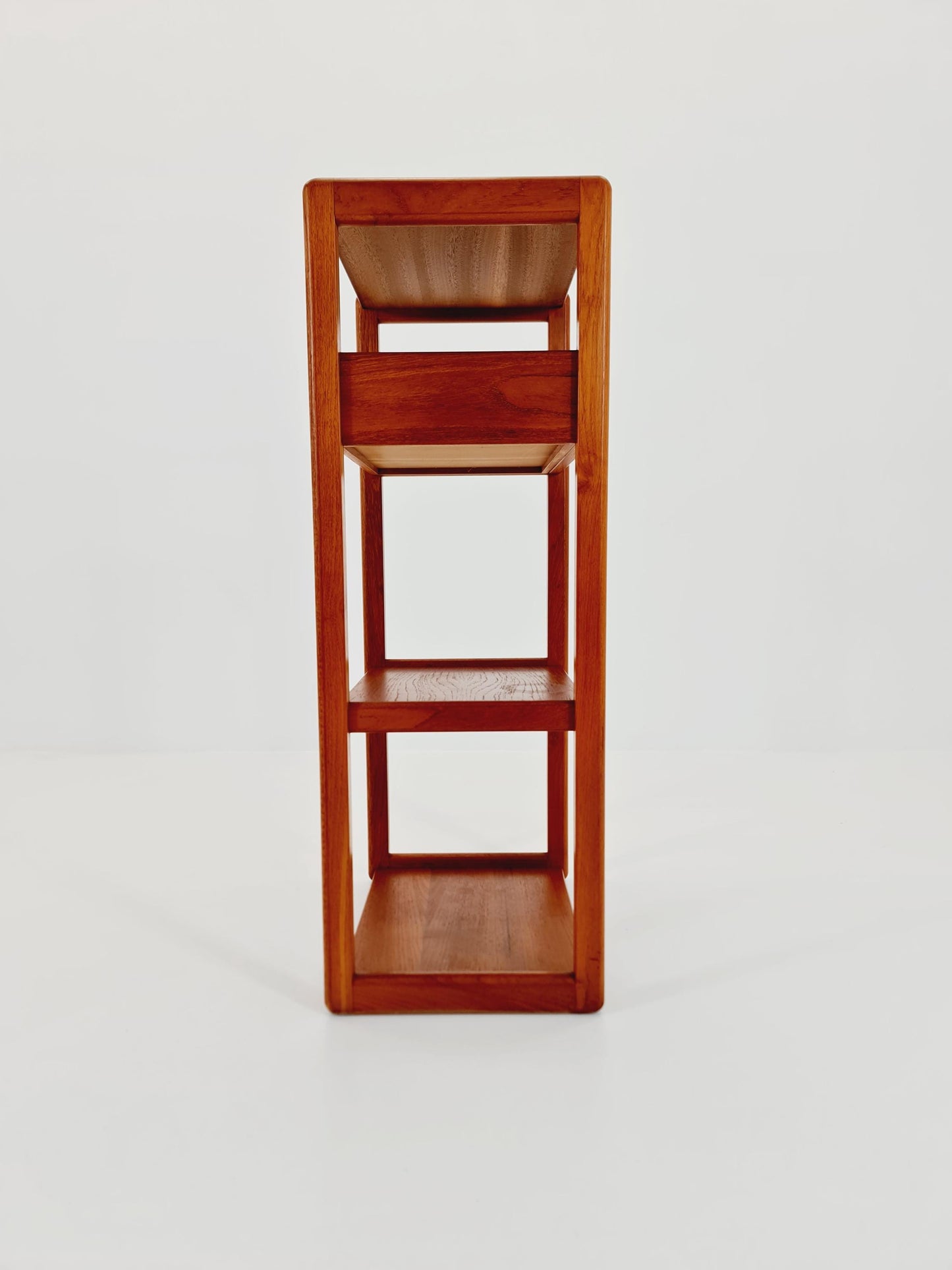 Danish freestanding solid teak vintage bookshelf / book case teak by Aksel Kjersgaard , 1970s