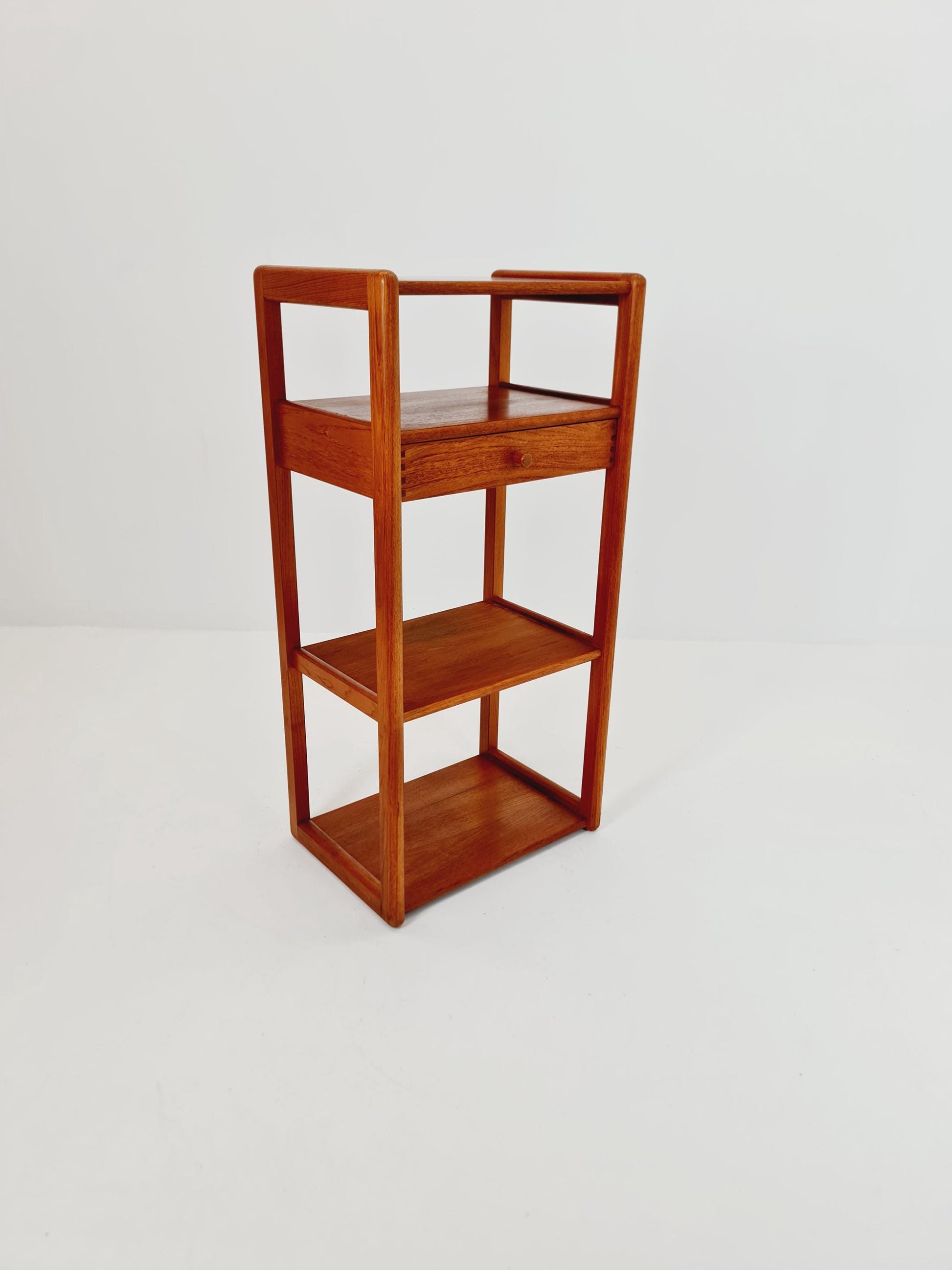 Danish freestanding solid teak vintage bookshelf / book case teak by Aksel Kjersgaard , 1970s