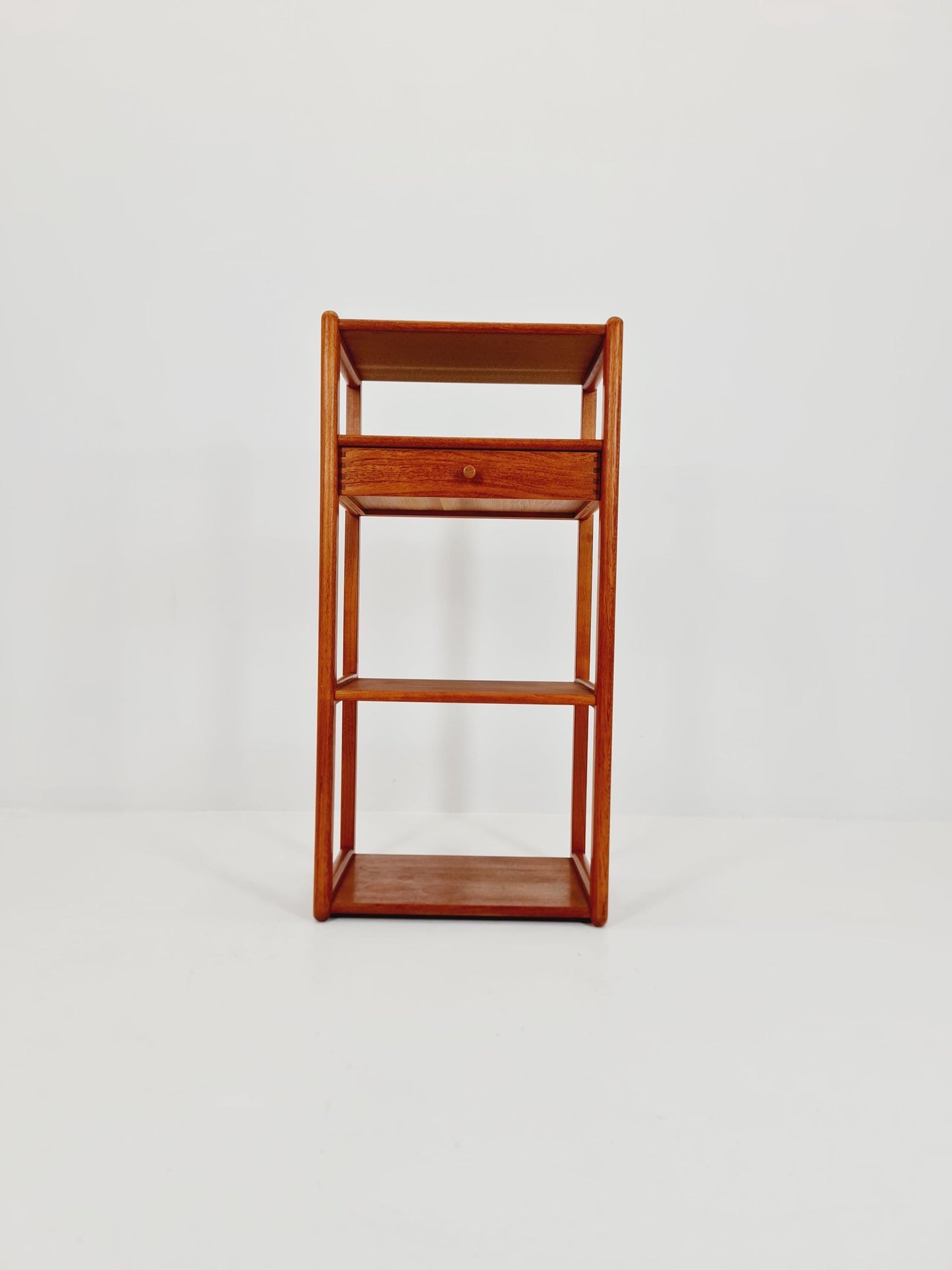 Danish freestanding solid teak vintage bookshelf / book case teak by Aksel Kjersgaard , 1970s