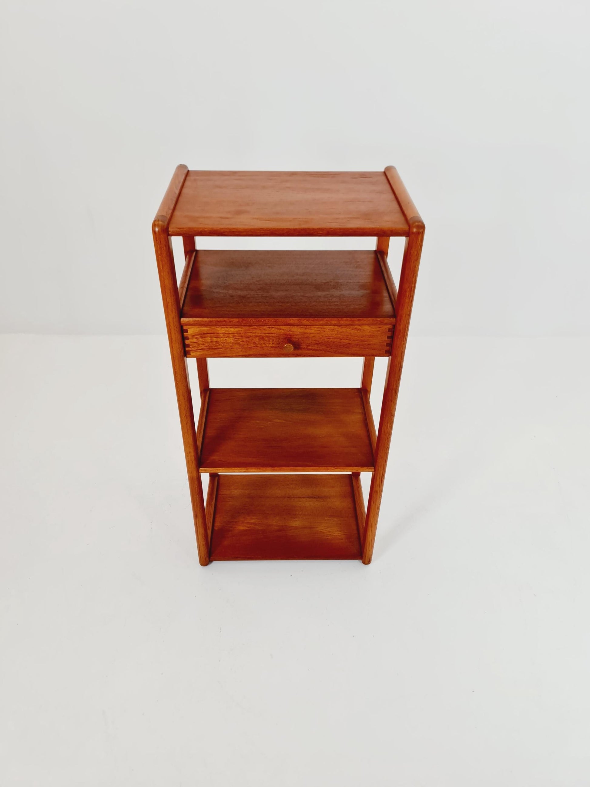 Danish freestanding solid teak vintage bookshelf / book case teak by Aksel Kjersgaard , 1970s
