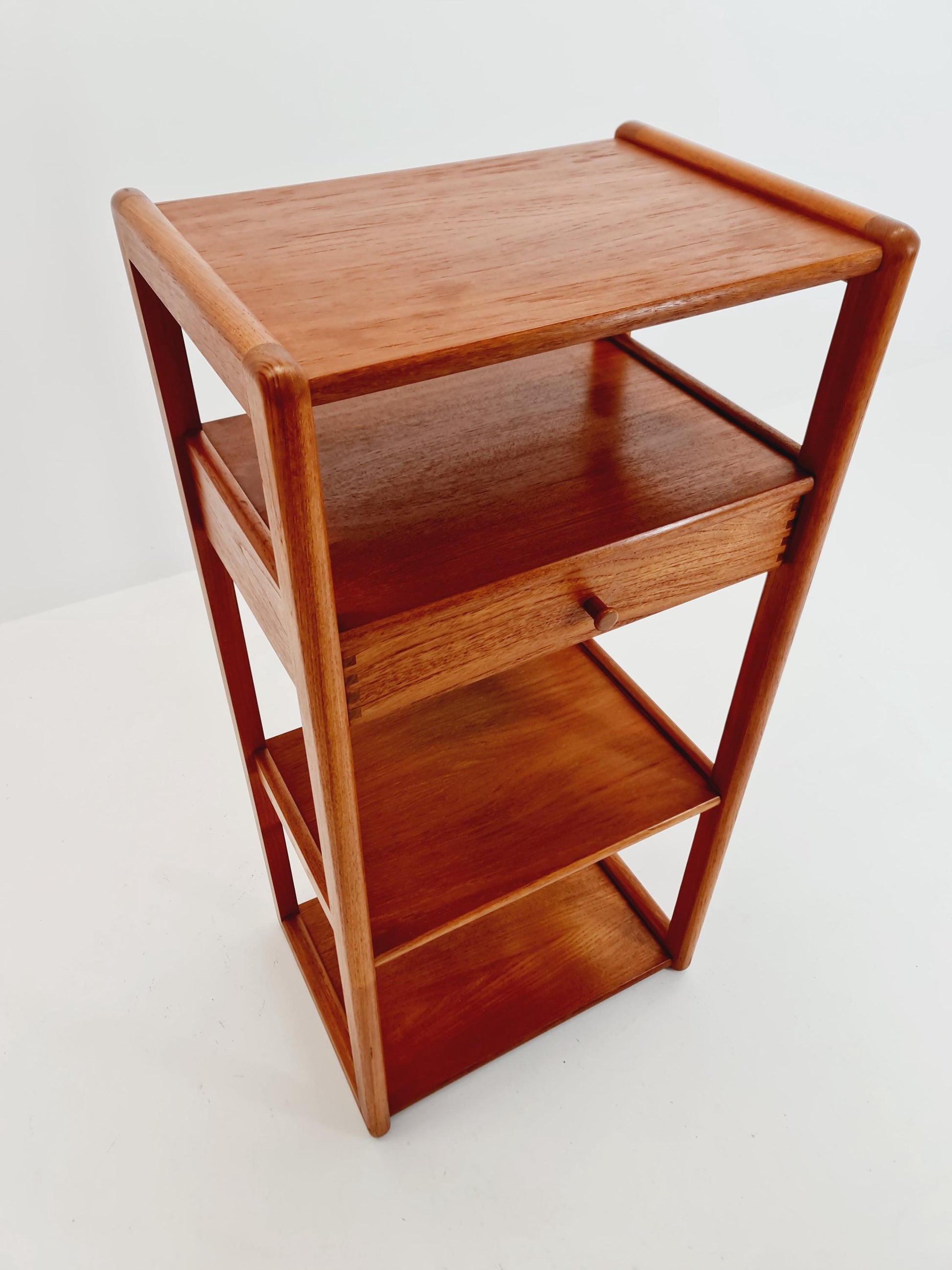 Danish freestanding solid teak vintage bookshelf / book case teak by Aksel Kjersgaard , 1970s