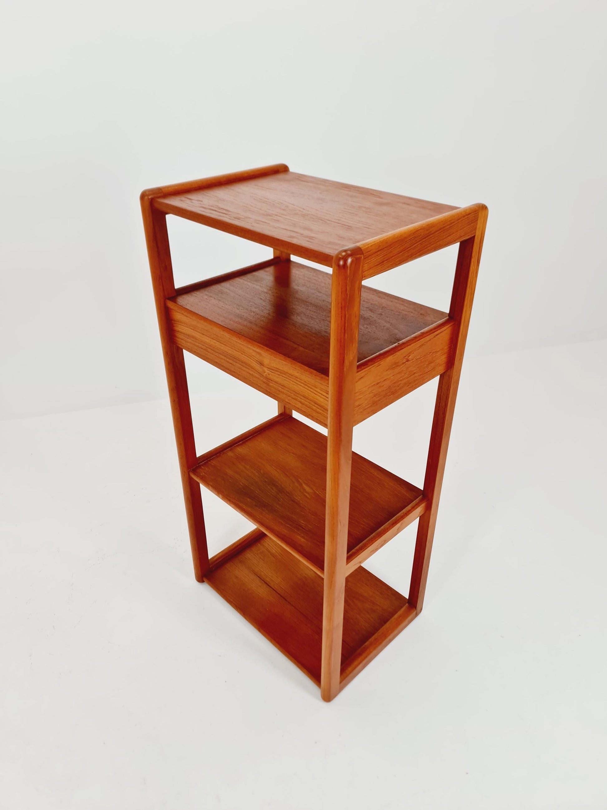 Danish freestanding solid teak vintage bookshelf / book case teak by Aksel Kjersgaard , 1970s