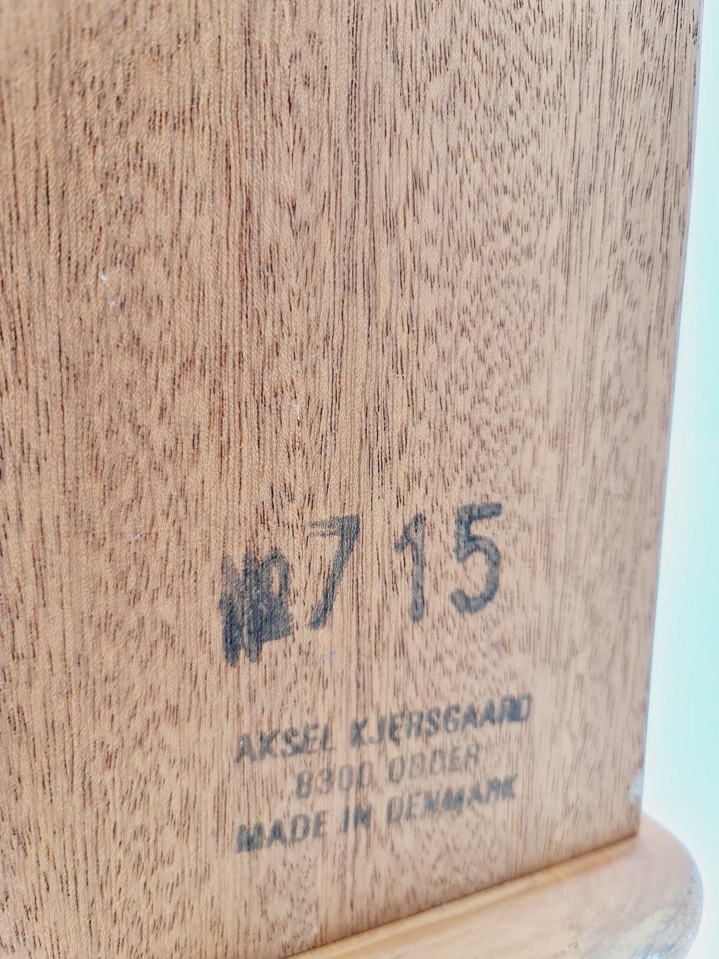 Danish freestanding solid teak vintage bookshelf / book case teak by Aksel Kjersgaard , 1970s