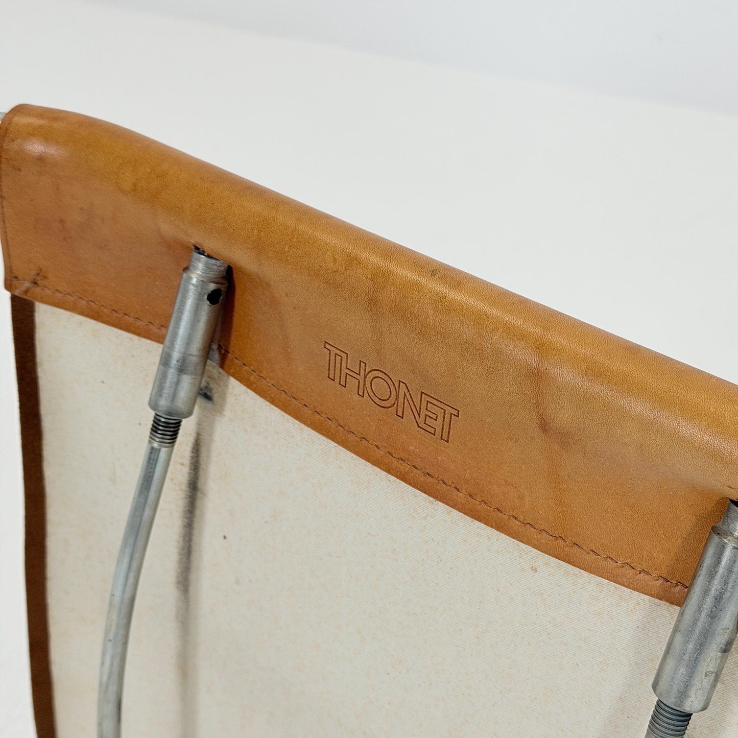 Mid-Century Vintage S33 Cognac Chair by Mart Stam & Marcel Breuer from Thonet 1980s Germany