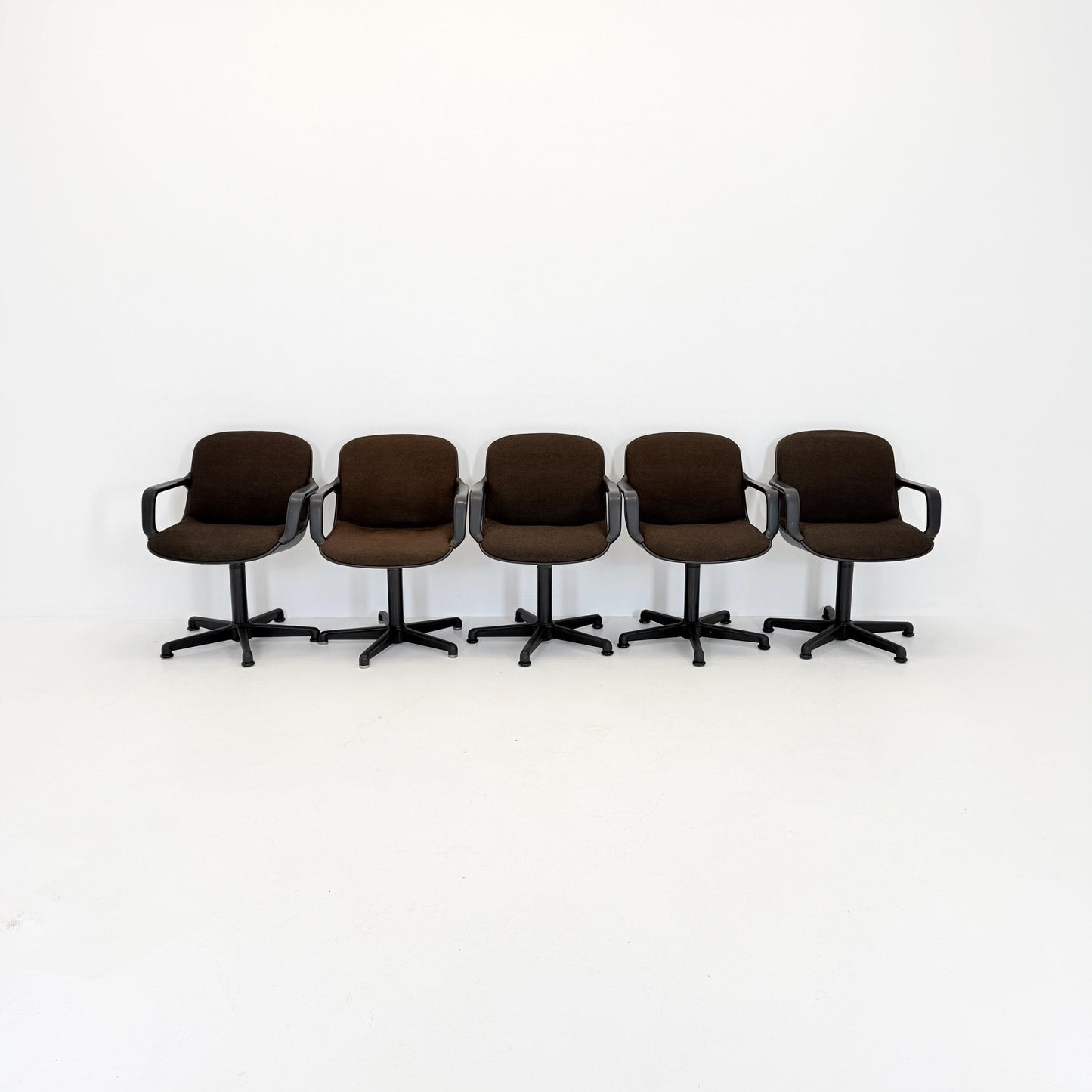 1 of 5 Mid-Century Modern, Desk - Office Chair – by Charles Pollock for Comforto Germany 1970s
