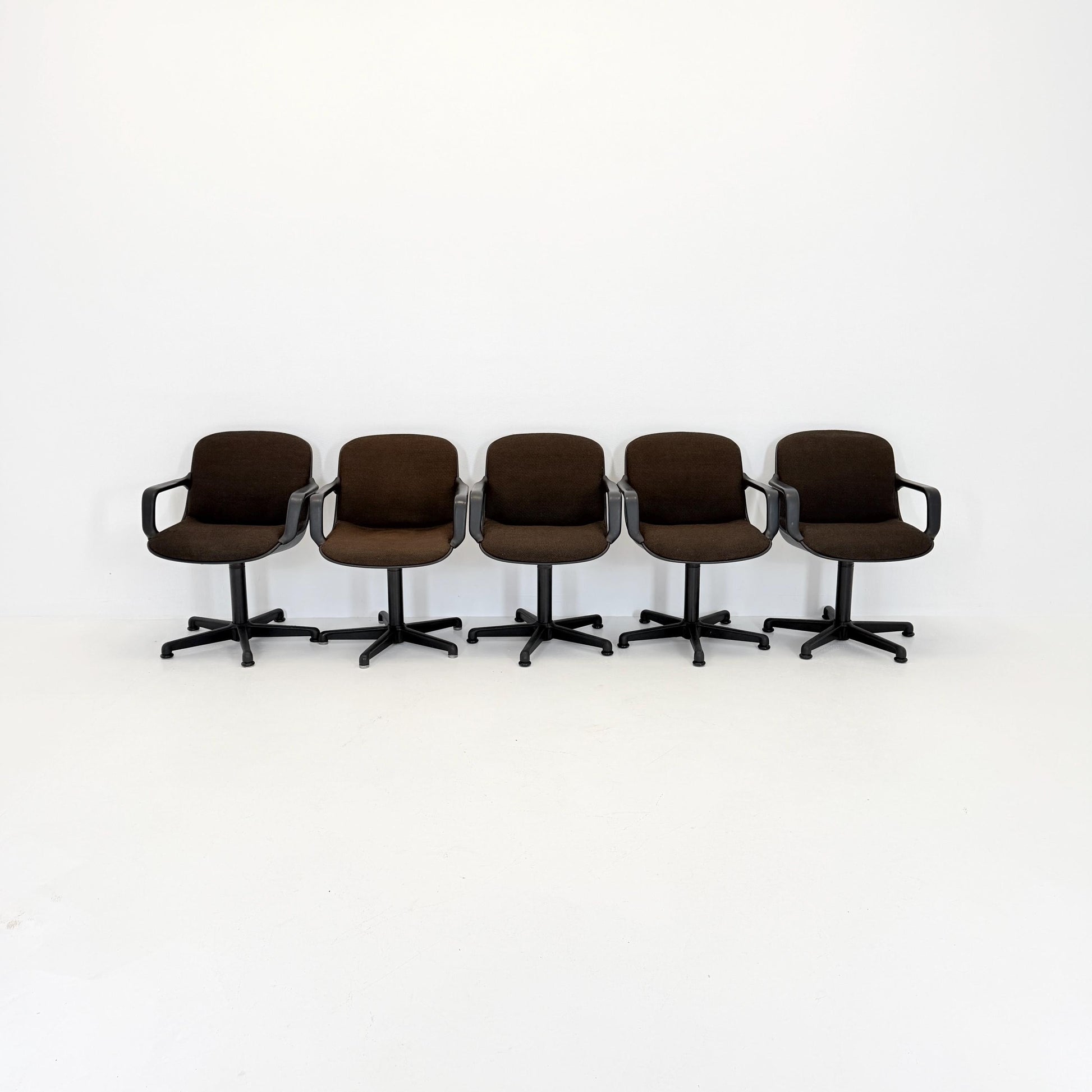 1 of 5 Mid-Century Modern, Desk - Office Chair – by Charles Pollock for Comforto Germany 1970s