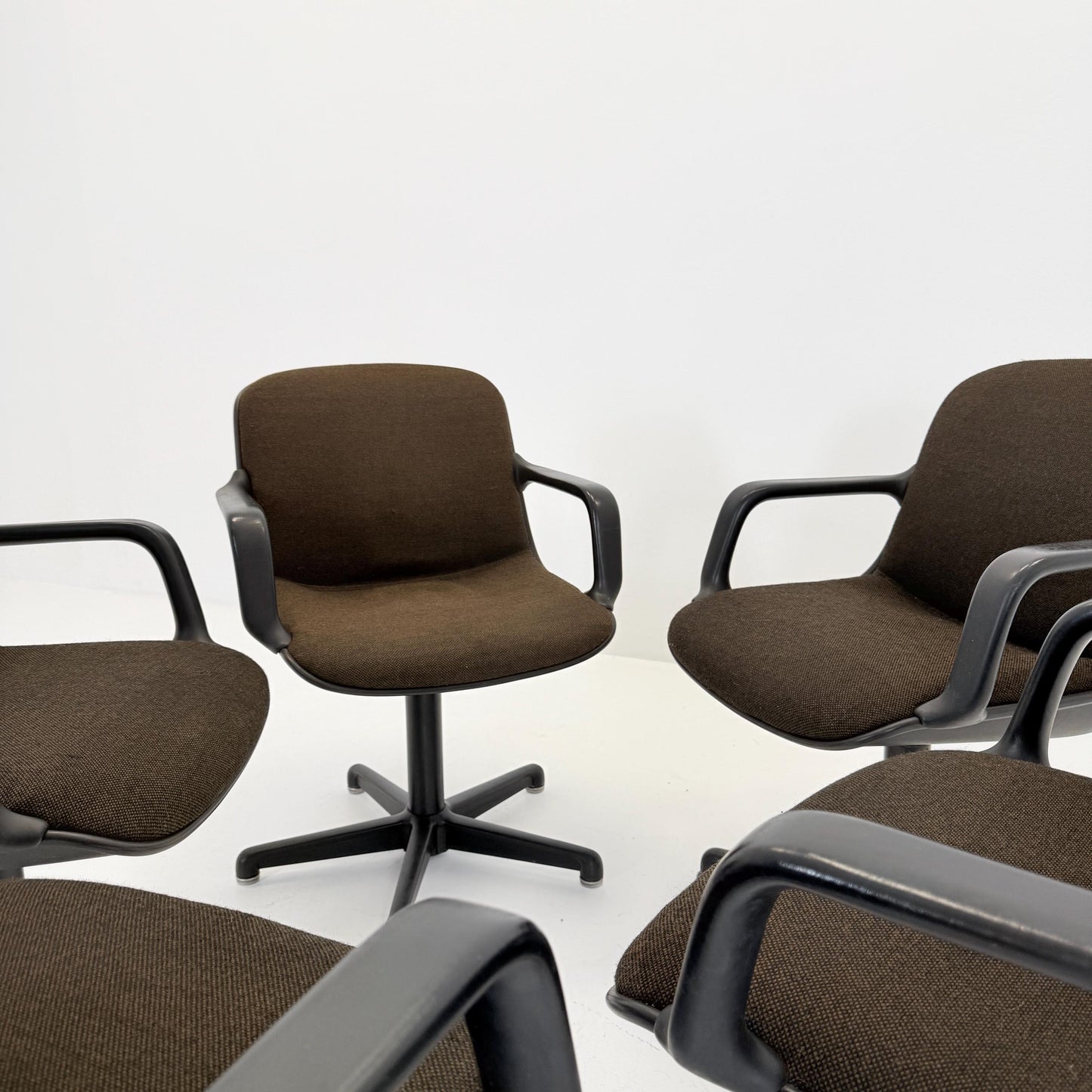 1 of 5 Mid-Century Modern, Desk - Office Chair – by Charles Pollock for Comforto Germany 1970s