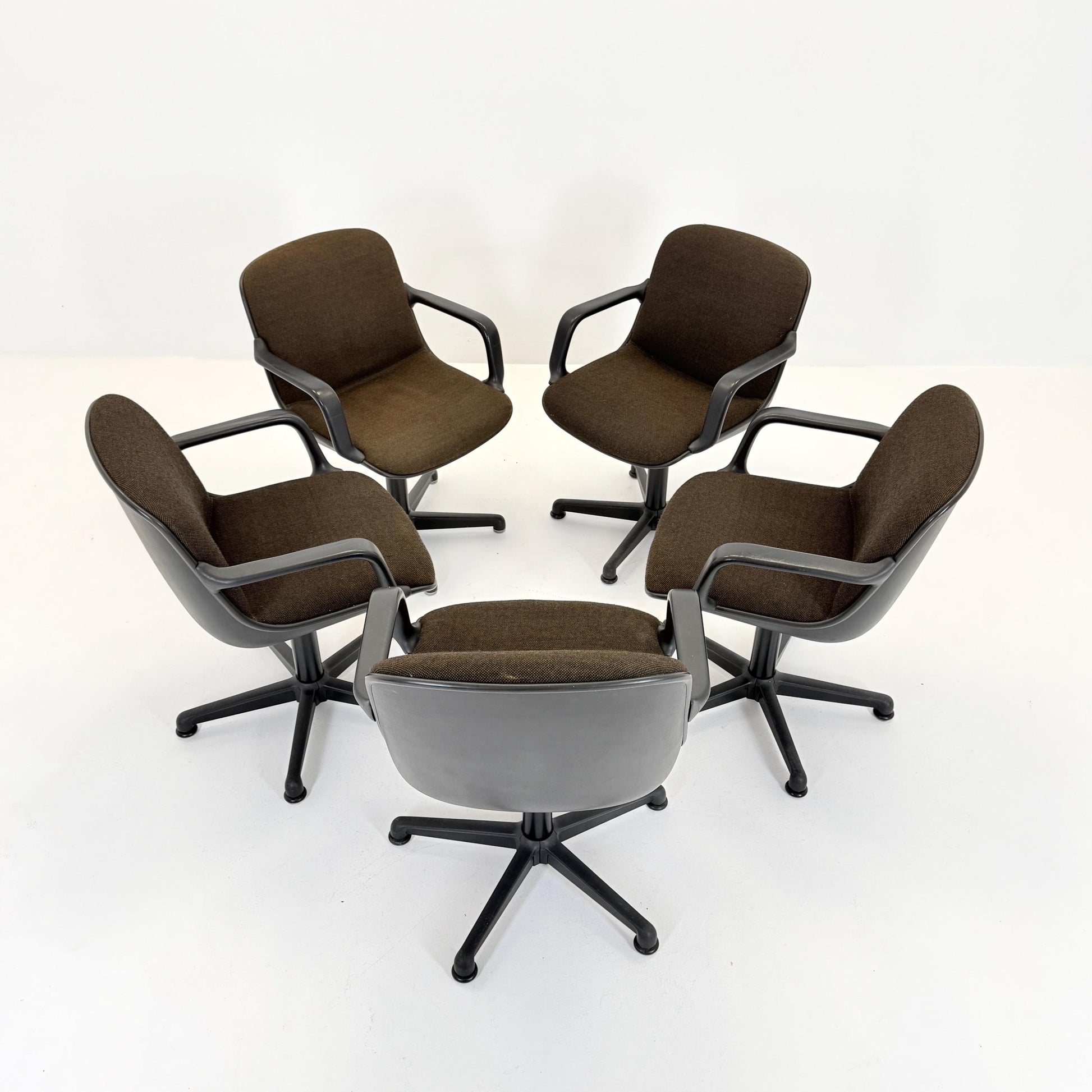 1 of 5 Mid-Century Modern, Desk - Office Chair – by Charles Pollock for Comforto Germany 1970s