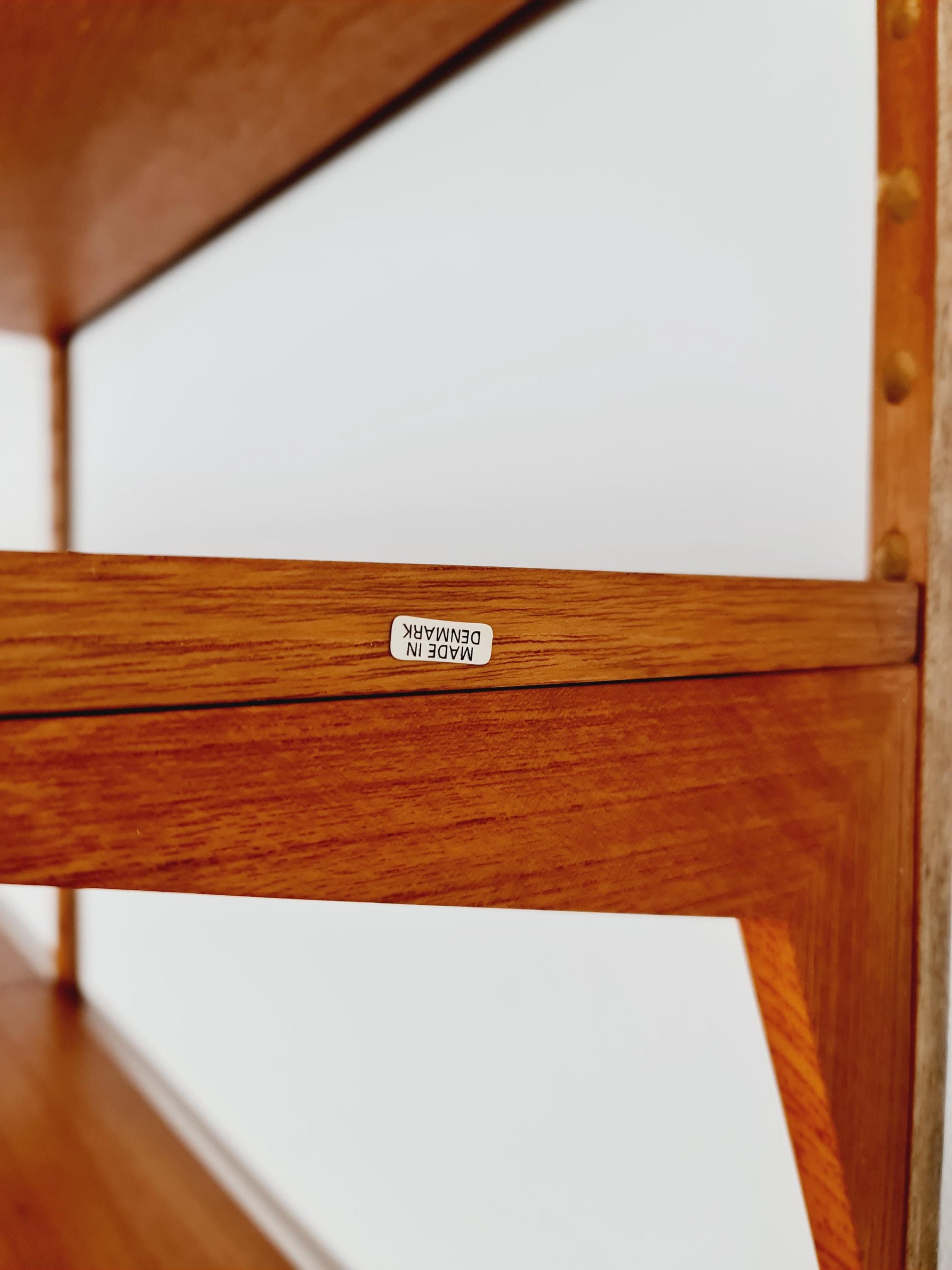 Mid century Danish Teak Wall Unit with cabinet /Desk and vitrine by Poul Cadovius for Royal,Denmark, 1960s