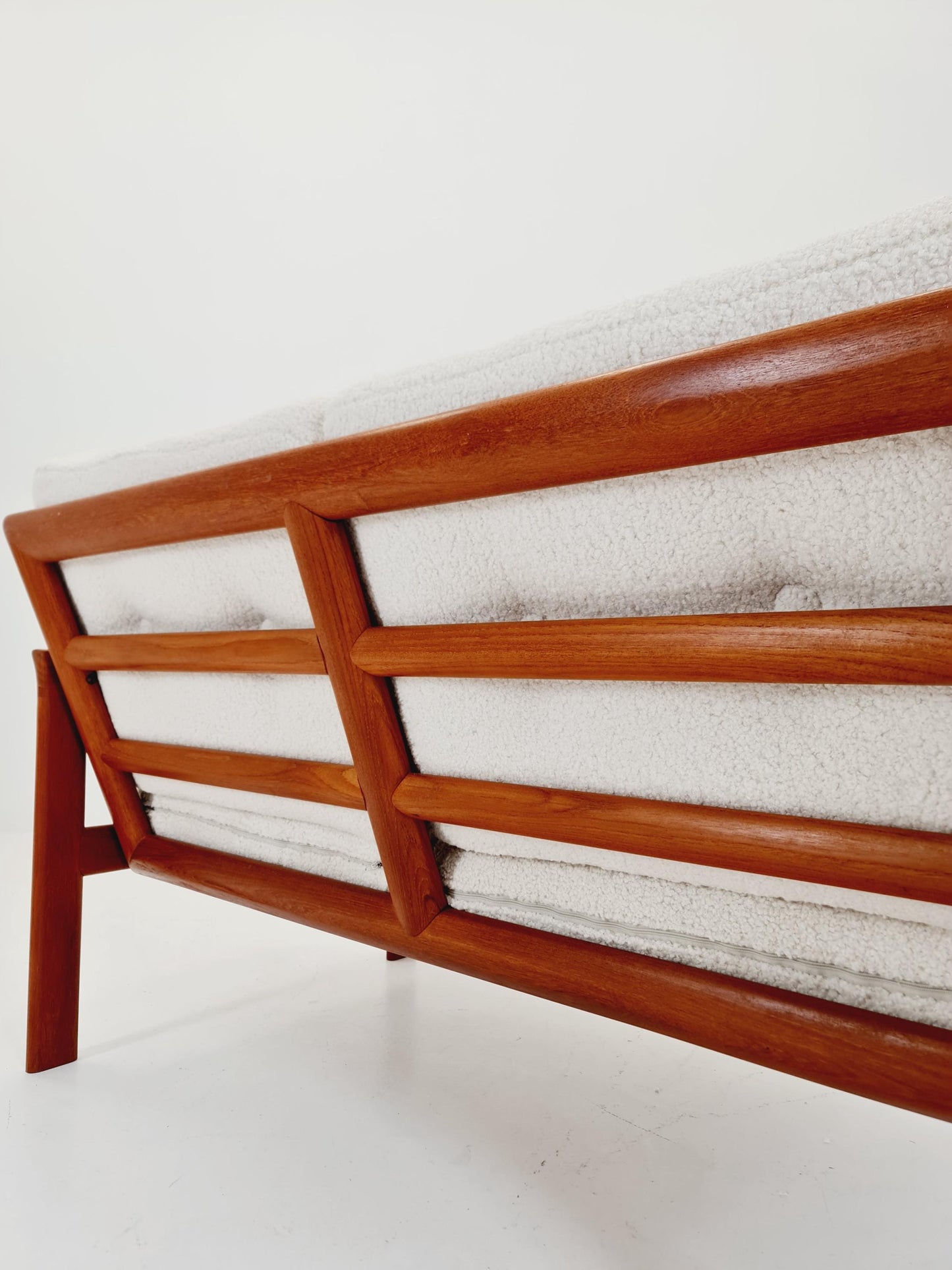 Mid century easy lounge couch by Sven ellekaer for komfort teak , 1960s