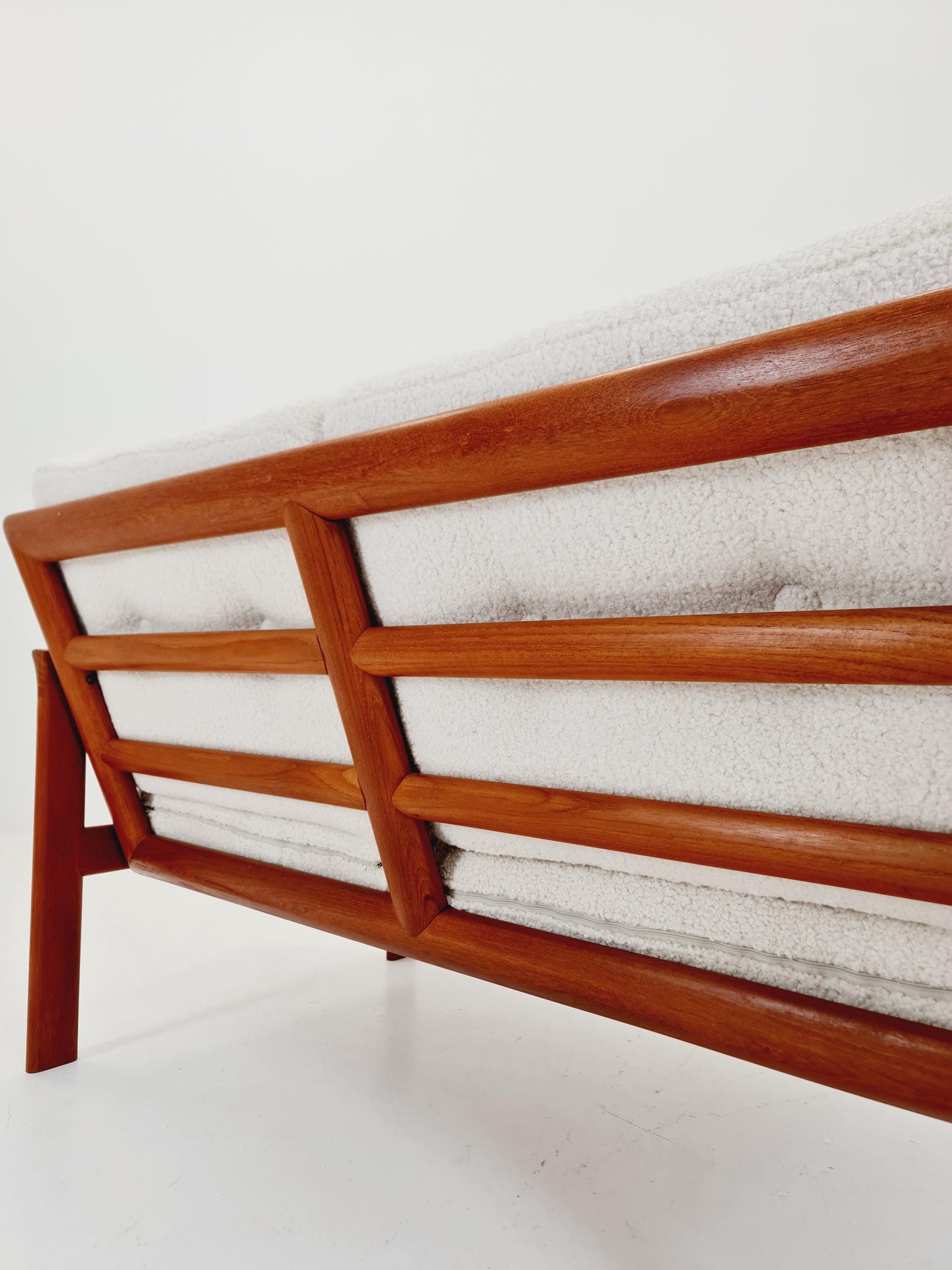 Mid century easy lounge couch by Sven ellekaer for komfort teak , 1960s