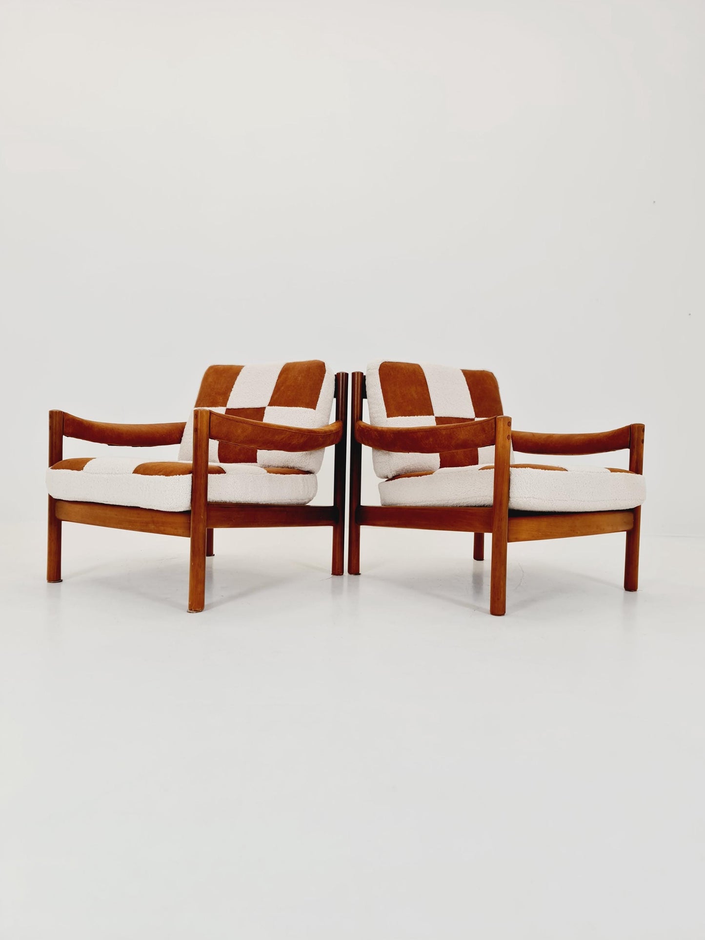 Rare Midcentury German Set of club lounge chair , 1950s