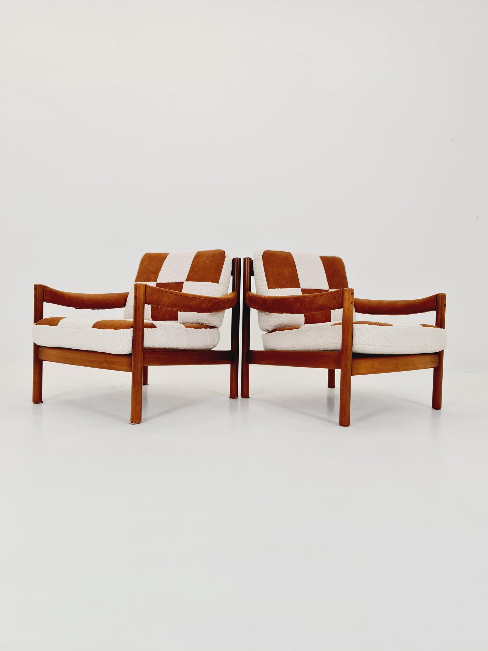 Rare Midcentury German Set of club lounge chair , 1950s