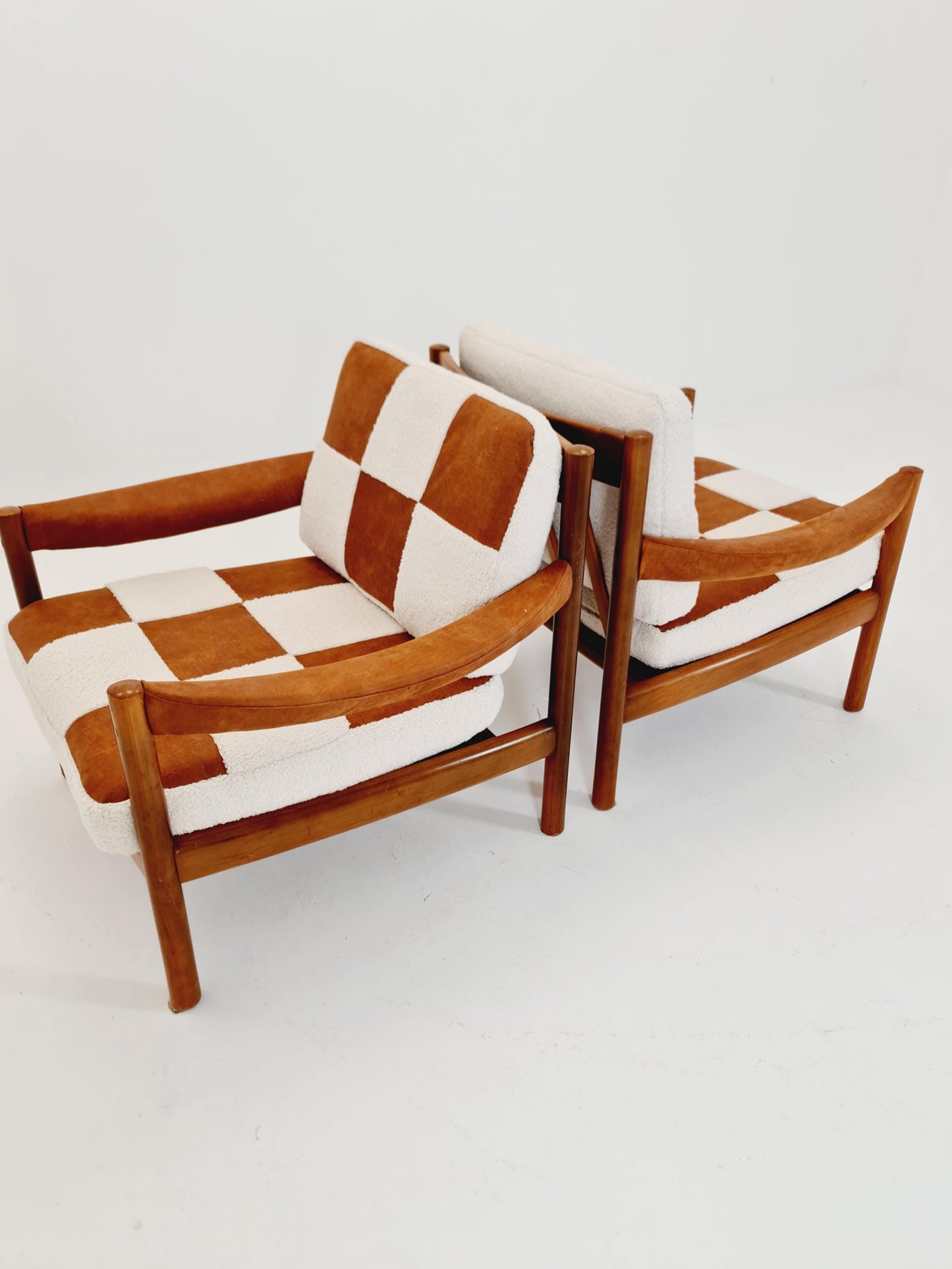 Rare Midcentury German Set of club lounge chair , 1950s