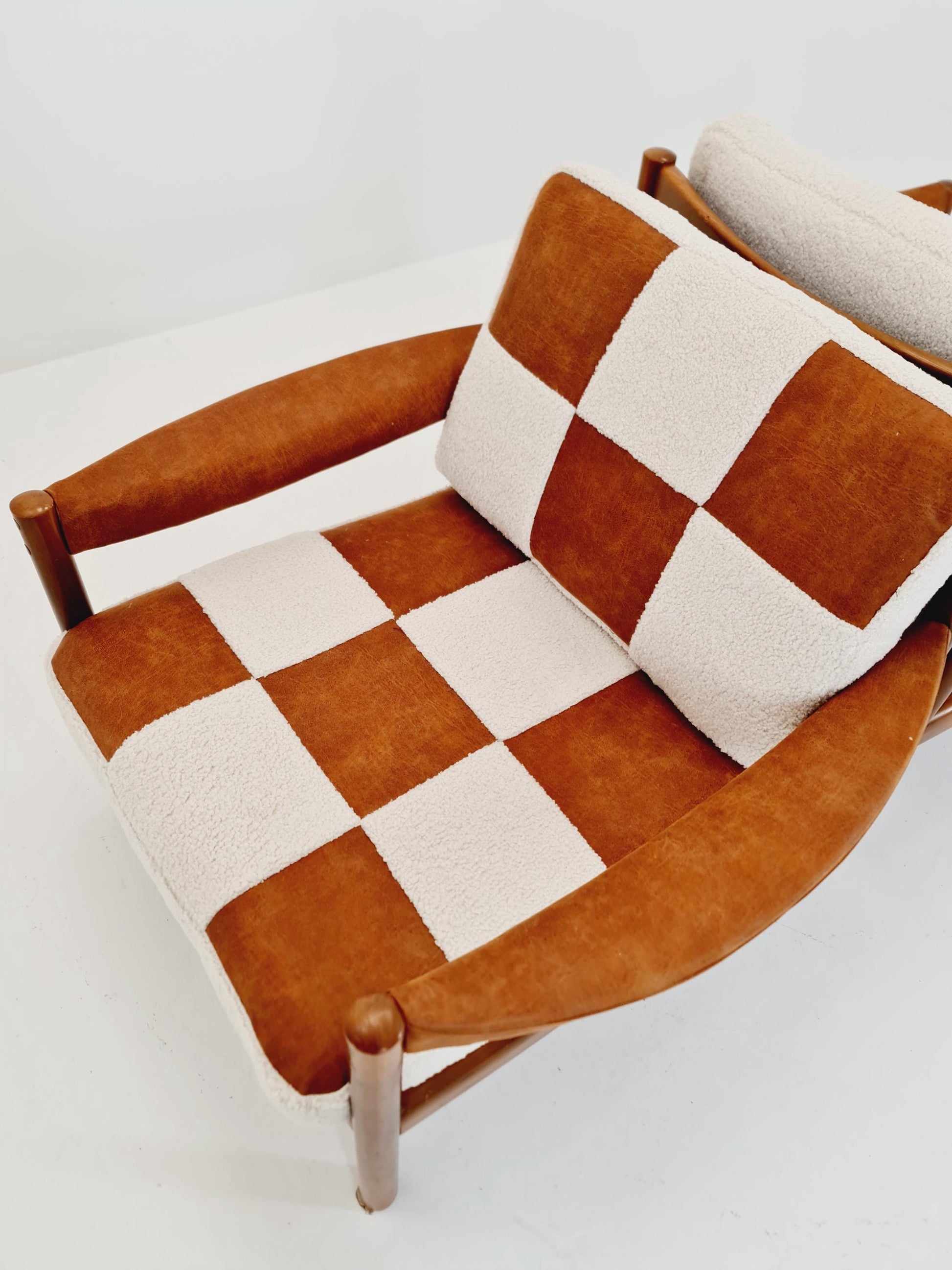 Rare Midcentury German Set of club lounge chair , 1950s