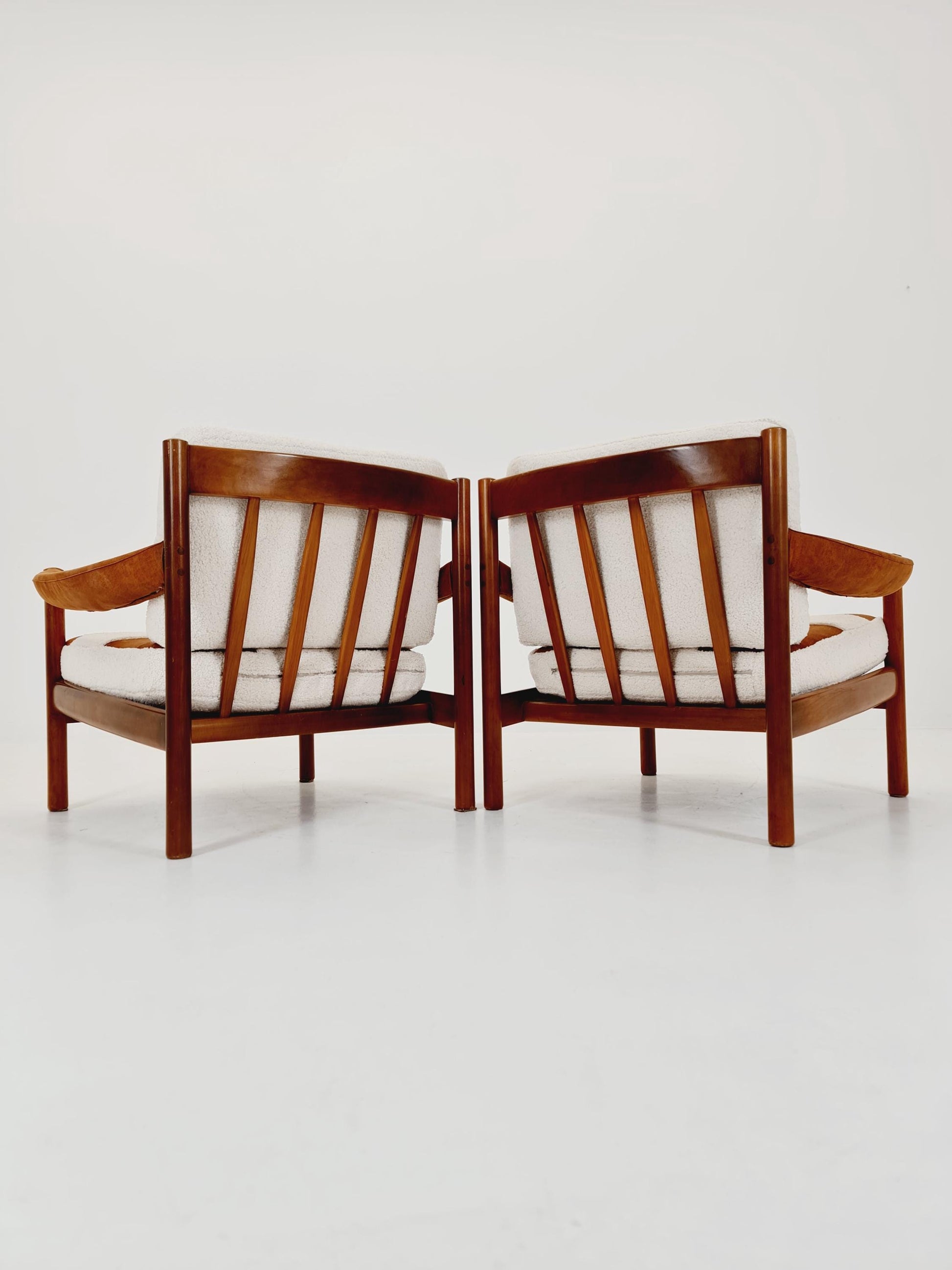 Rare Midcentury German Set of club lounge chair , 1950s