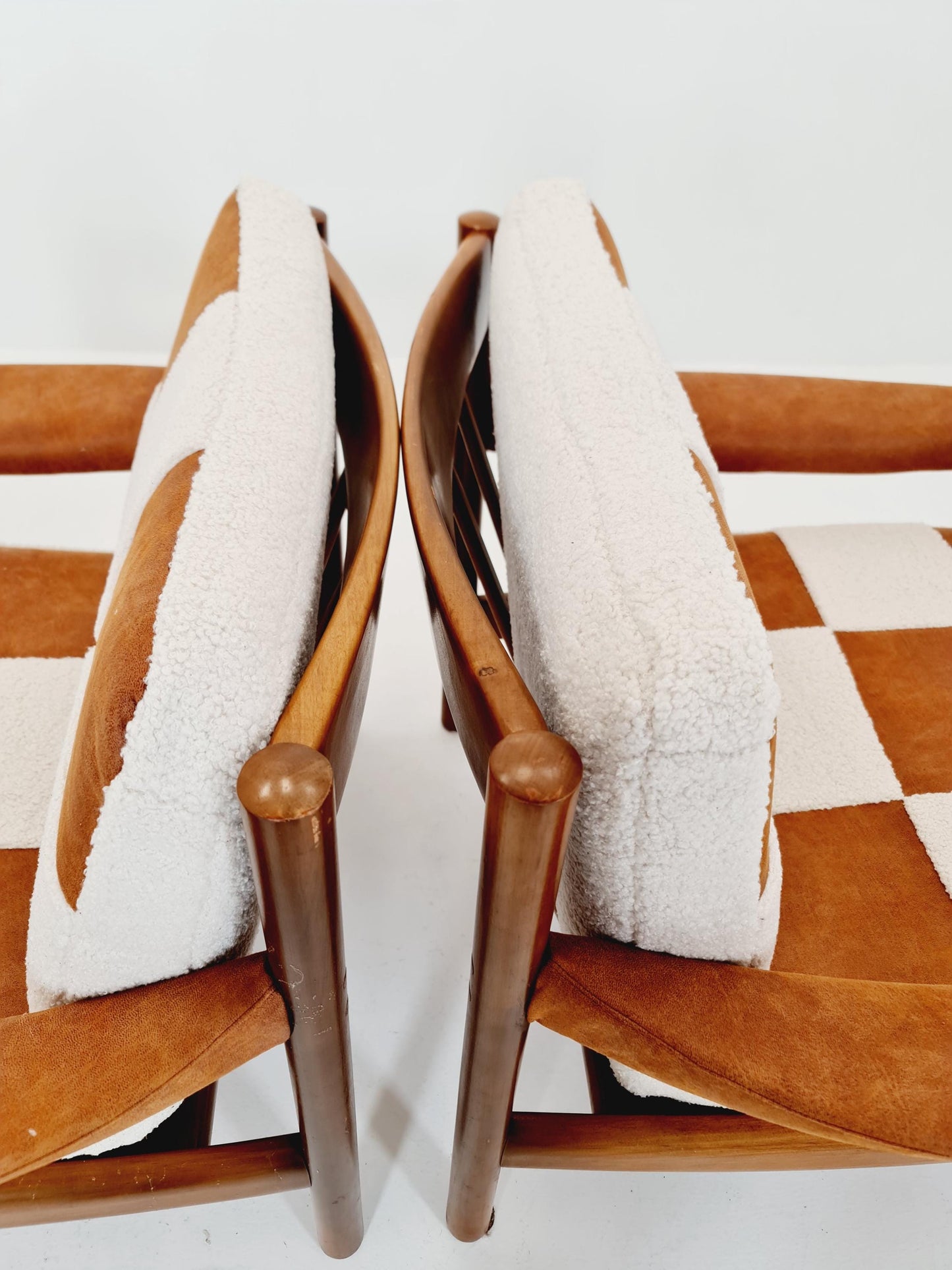 Rare Midcentury German Set of club lounge chair , 1950s