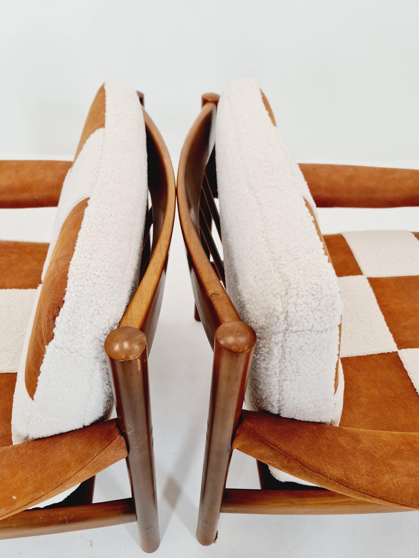 Rare Midcentury German Set of club lounge chair , 1950s