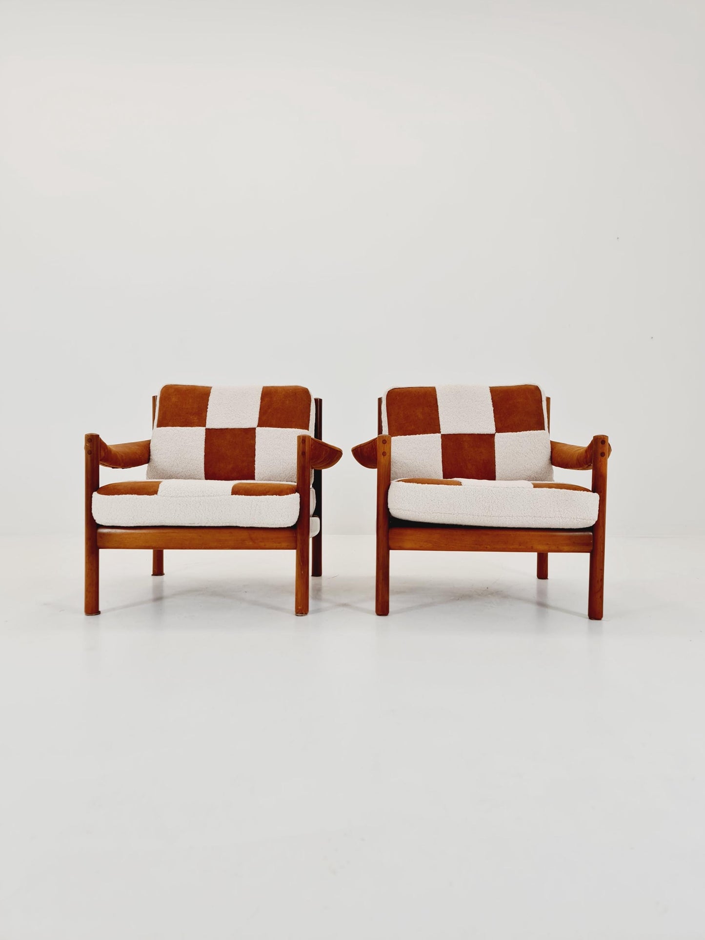 Rare Midcentury German Set of club lounge chair , 1950s