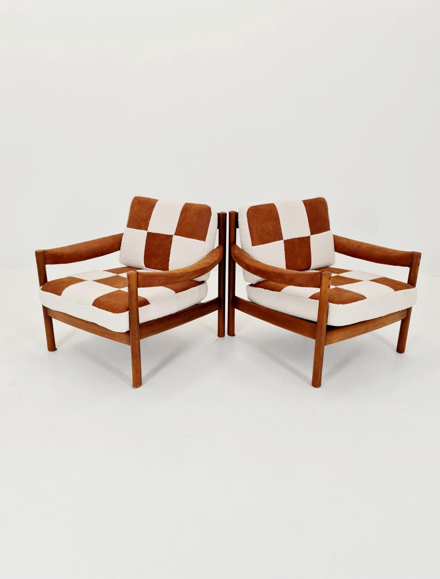 Rare Midcentury German Set of club lounge chair , 1950s