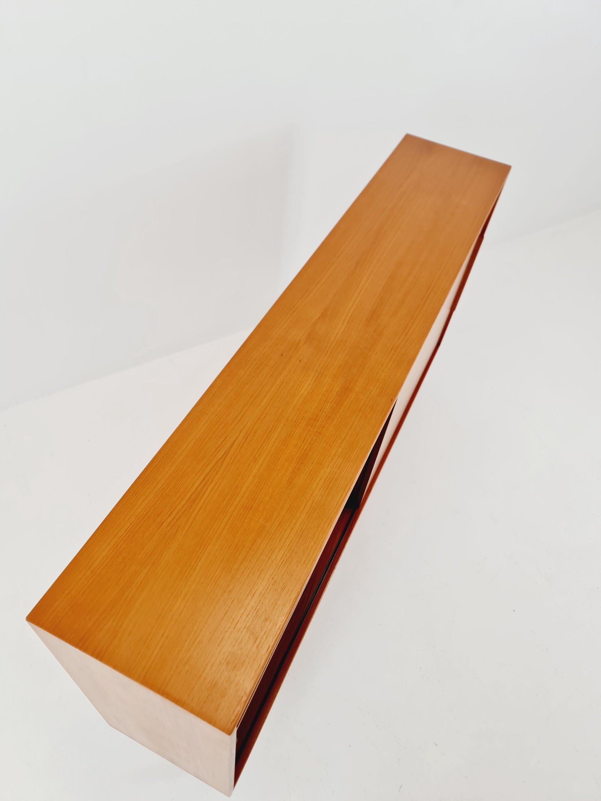 Midcentury vintage Highboard teak German cabinet book case By WK Möbel ,1960s