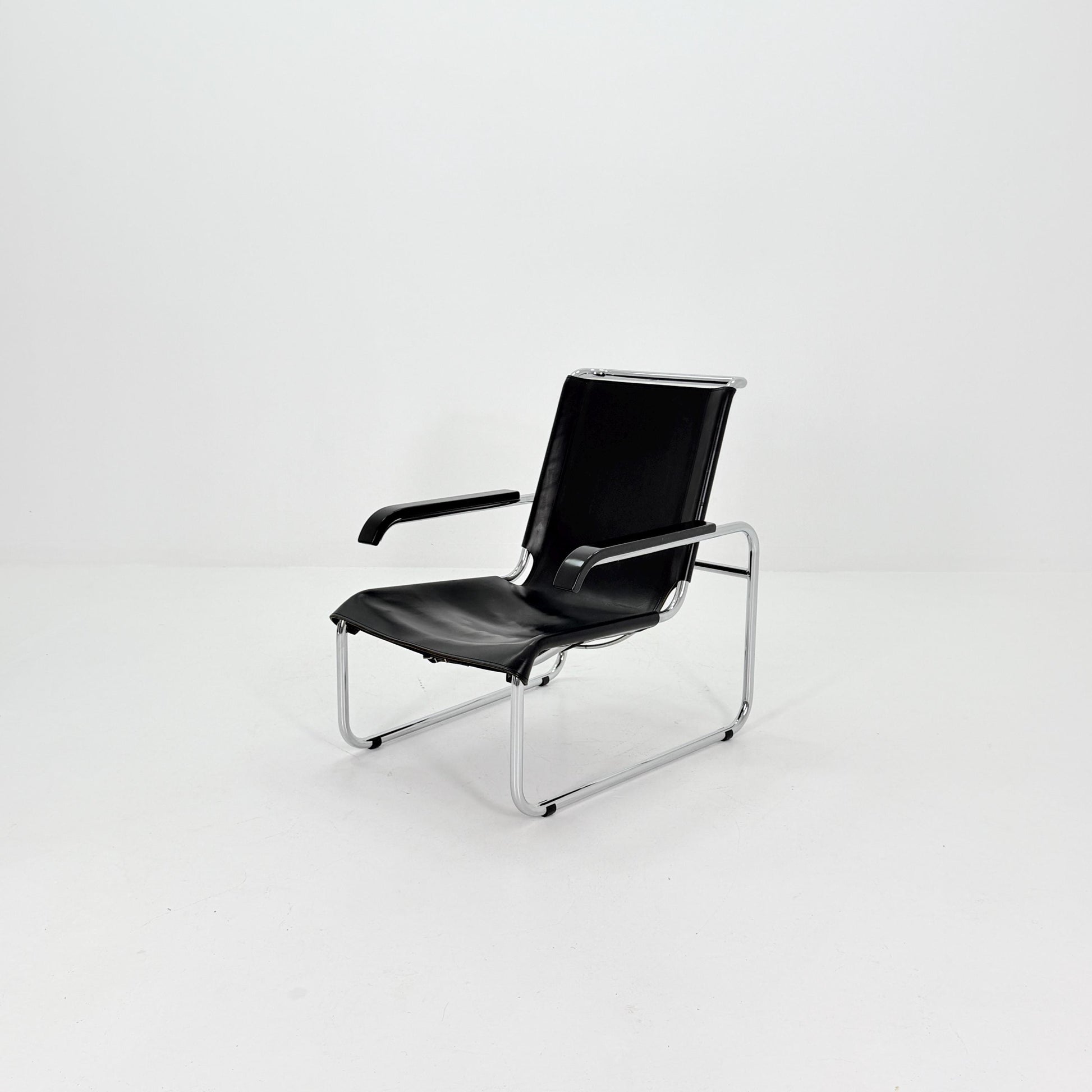 Mid century Bauhaus B35 Lounge Chair by Marcel Breuer for Thonet Germany 1970s
