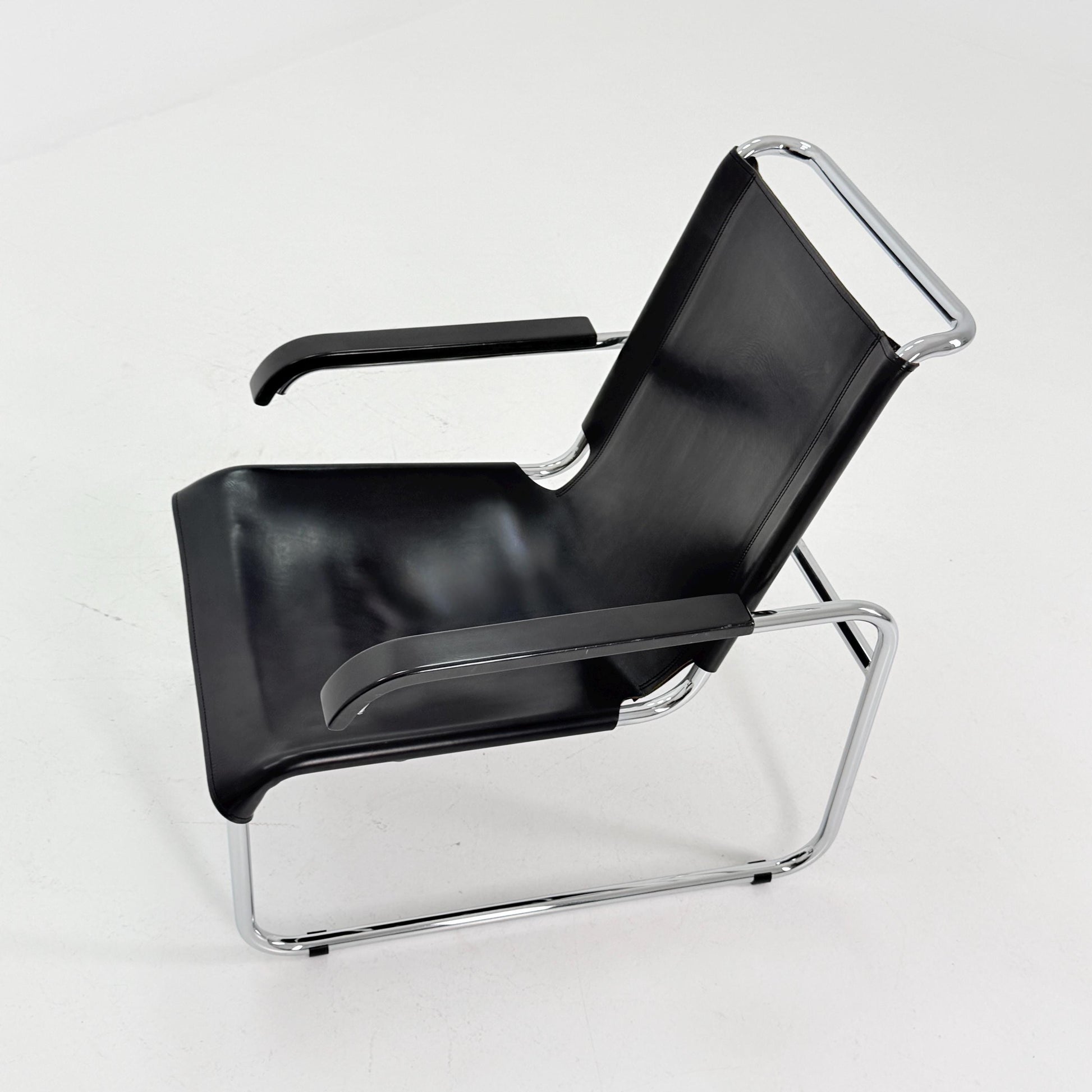 Mid century Bauhaus B35 Lounge Chair by Marcel Breuer for Thonet Germany 1970s