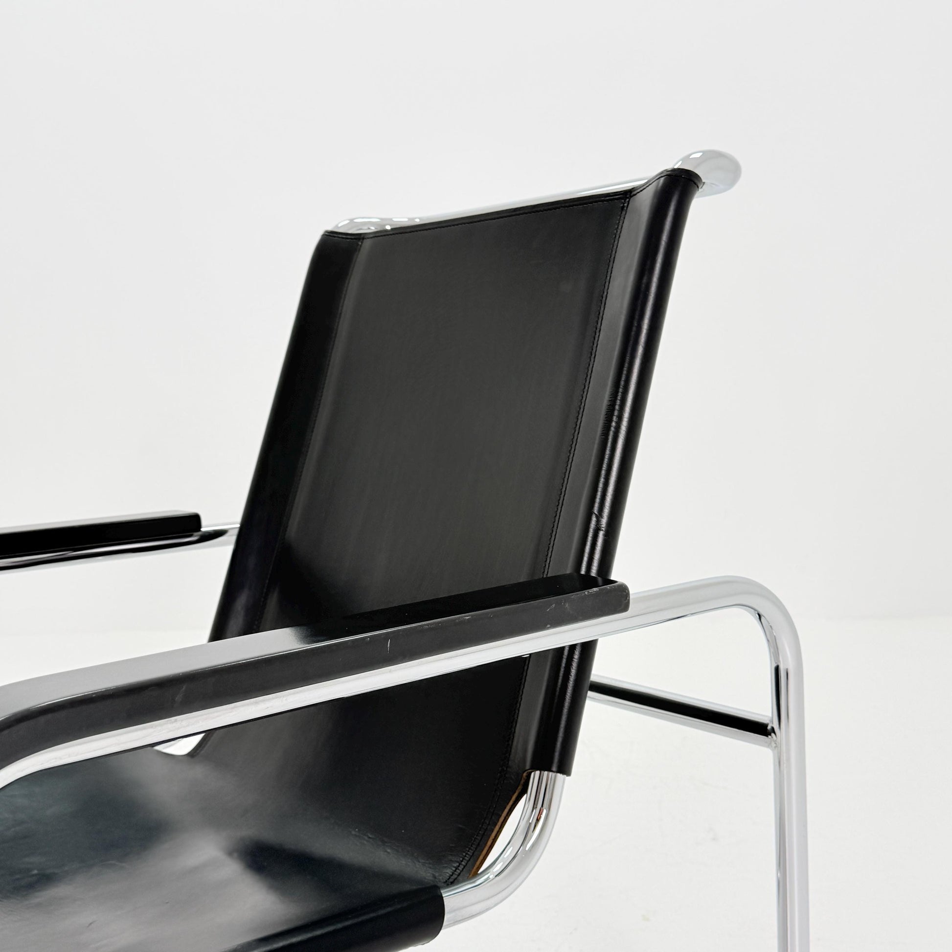 Mid century Bauhaus B35 Lounge Chair by Marcel Breuer for Thonet Germany 1970s
